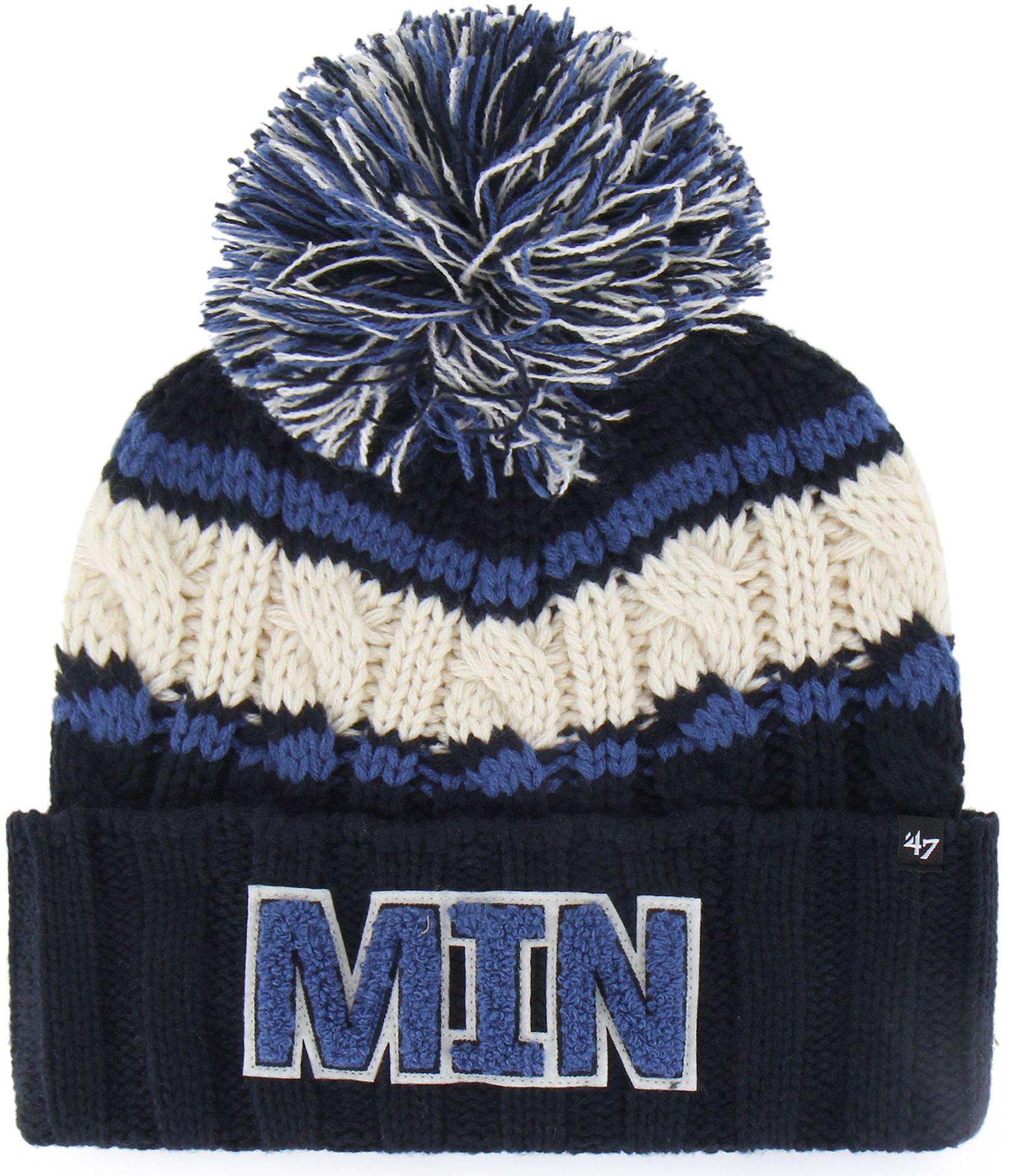 '47 Women's Minnesota Timberwolves Navy Emma Cuffed Knit Beanie product image