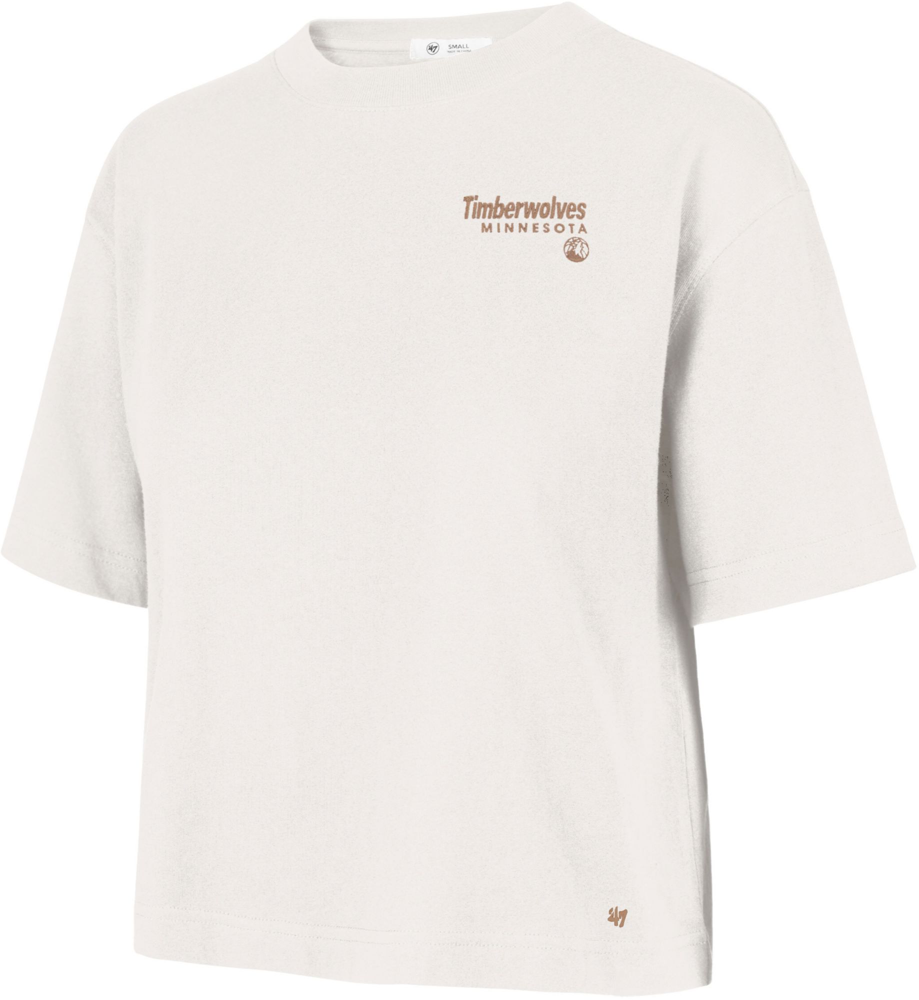 '47 Women's Minnesota Timberwolves Off White Serena City T-Shirt product image