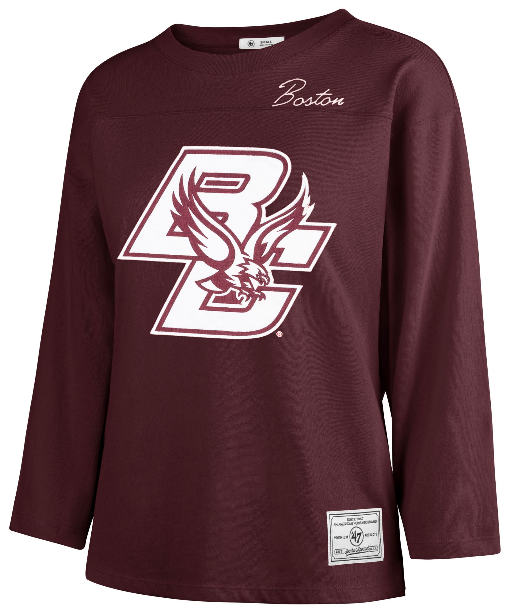 '47 Women's Boston College Eagles Dark Maroon Timeless T-Shirt product image