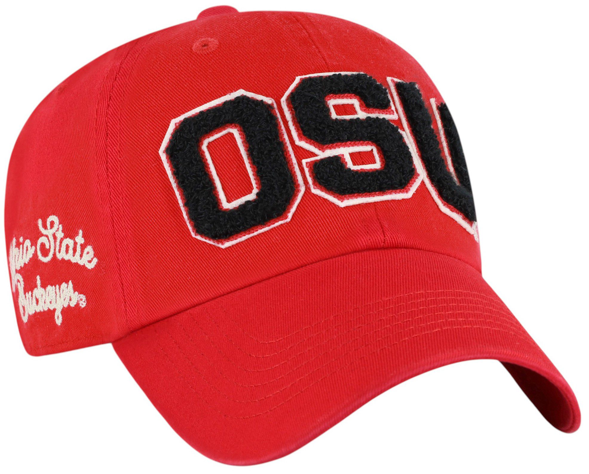 '47 Women's Ohio State Buckeyes Red Zoey Clean Up Adjustable Hat product image
