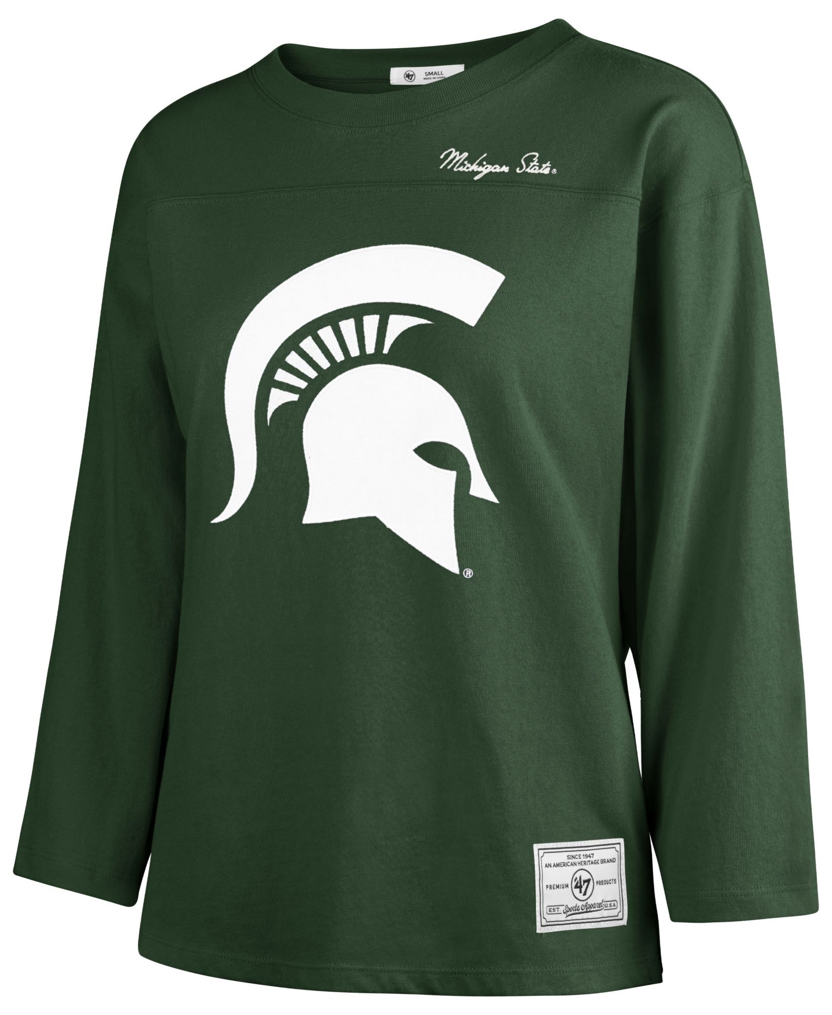 '47 Women's Michigan State Spartans Dark Green Timeless T-Shirt product image
