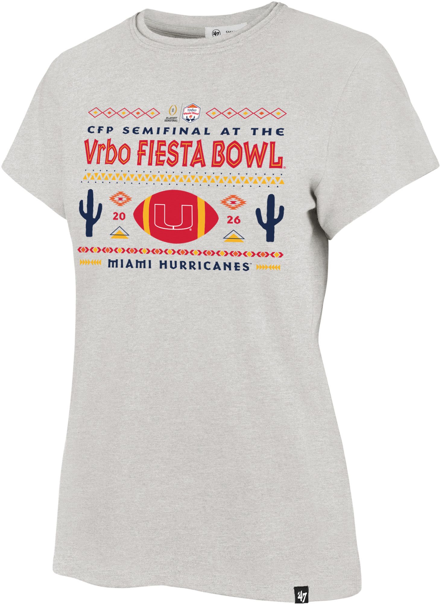 '47 Women's 2026 Fiesta Bowl Miami Hurricanes T-Shirt product image