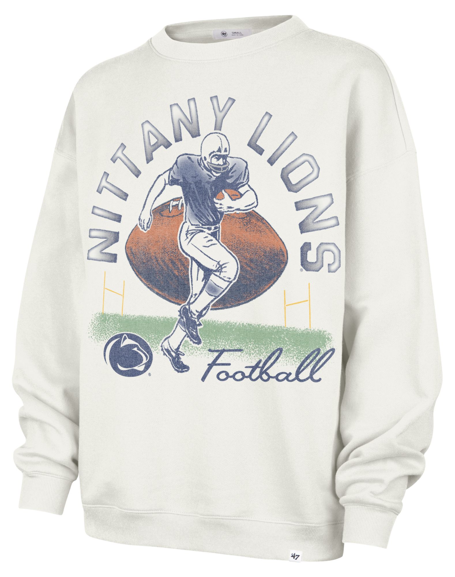 '47 Women's Penn State Nittany Lions Sandstone Game On Crew Pullover Sweatshirt product image