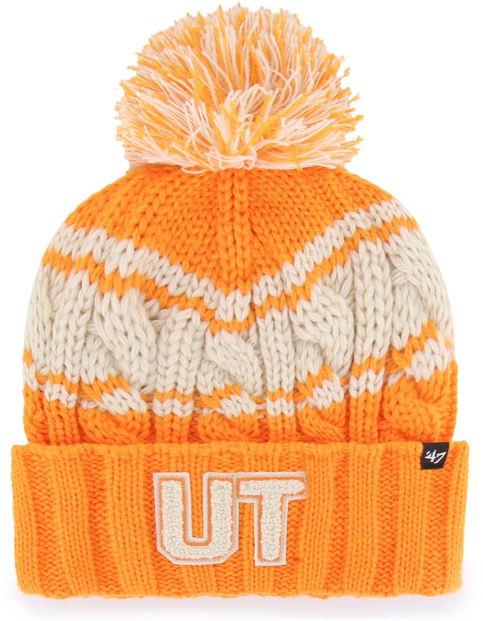 '47 Women's Tennessee Volunteers Orange Emma Cuffed Knit Pom Beanie product image