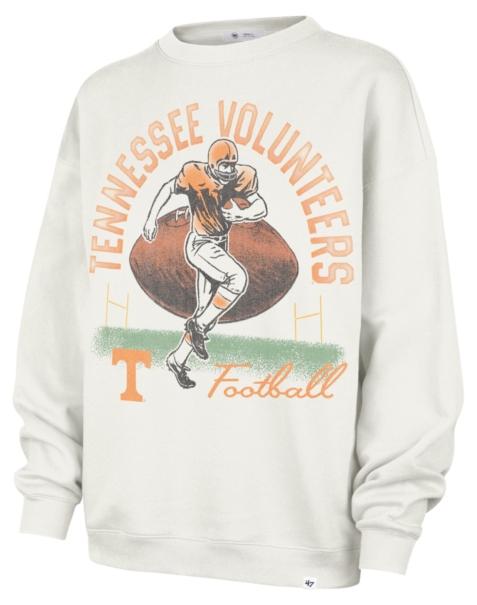 '47 Women's Tennessee Volunteers Sandstone Game On Crew Pullover Sweatshirt product image
