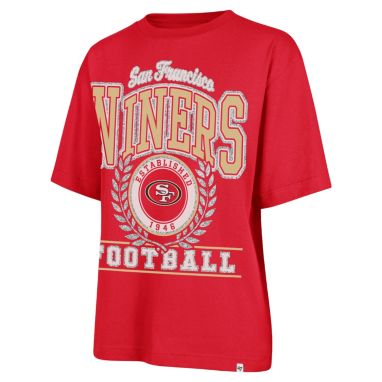 sorry, '47 Women's San Francisco 49ers Red Ring True Short Sleeve T-Shirt is currently out of stock