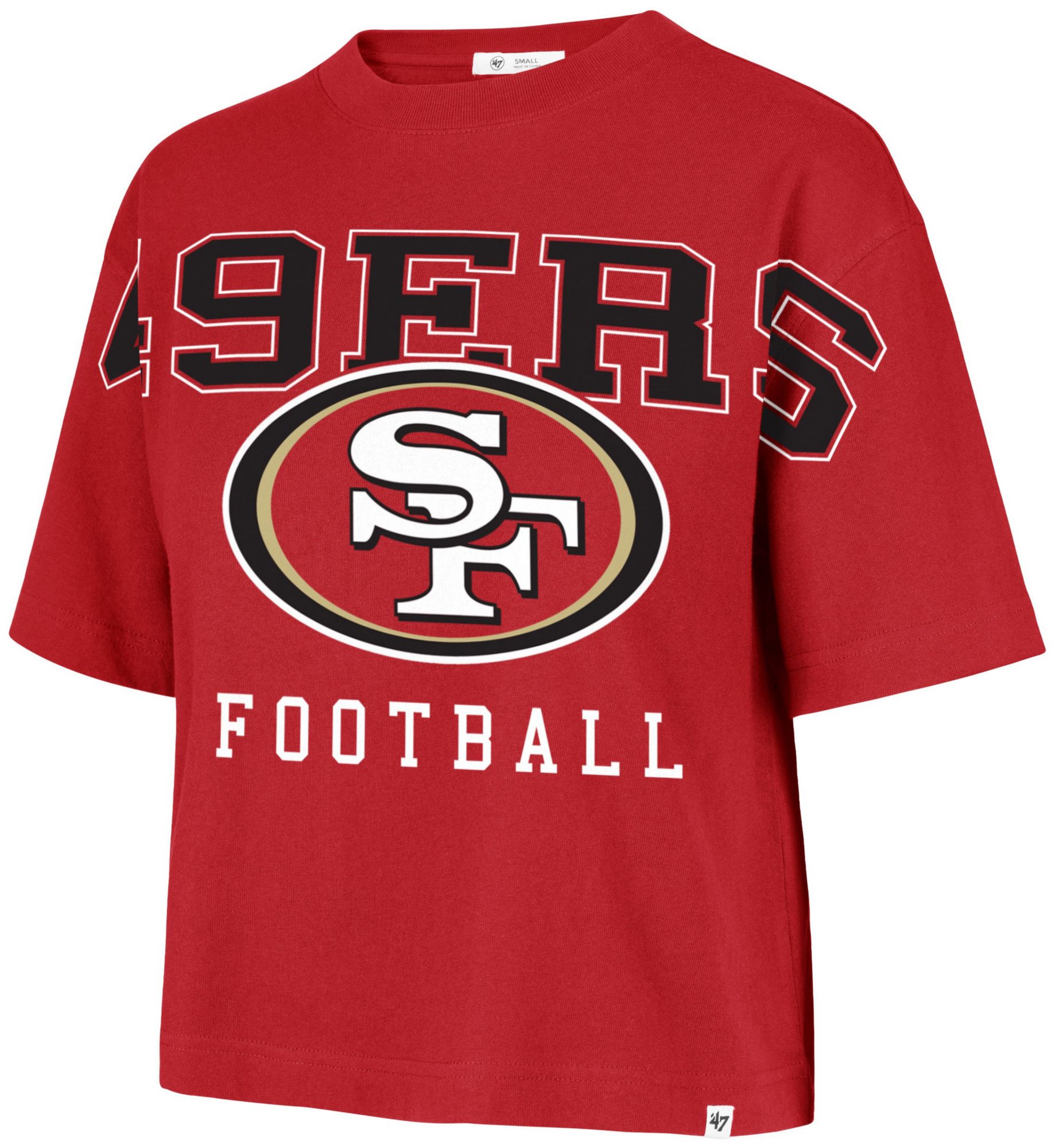 '47 Women's San Francisco 49ers Red Outreach T-Shirt product image