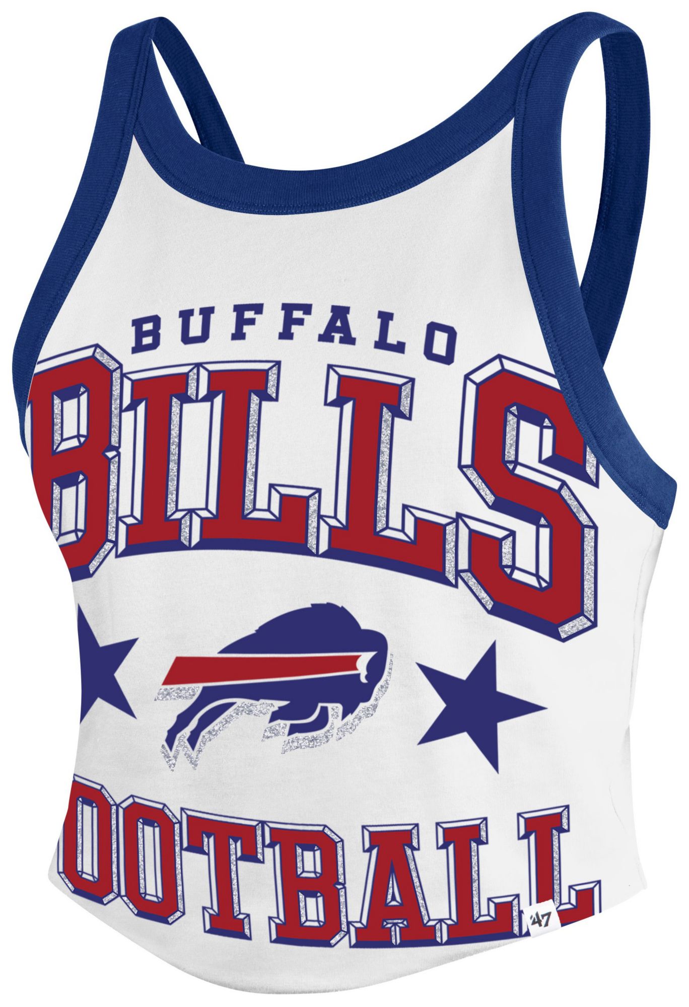 '47 Women's Buffalo Bills White Energy Tank Top product image