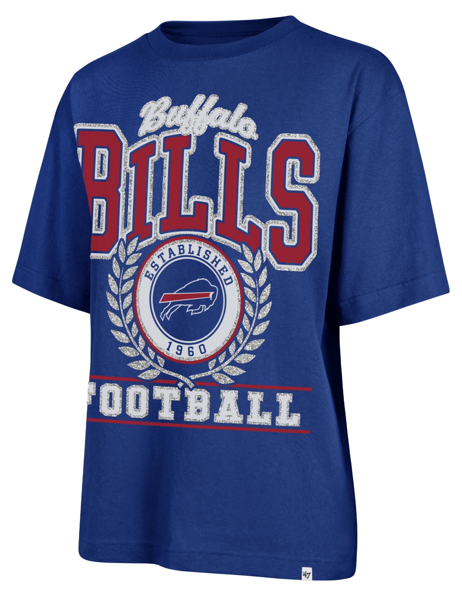 '47 Women's Buffalo Bills Royal Ring True Short Sleeve T-Shirt product image