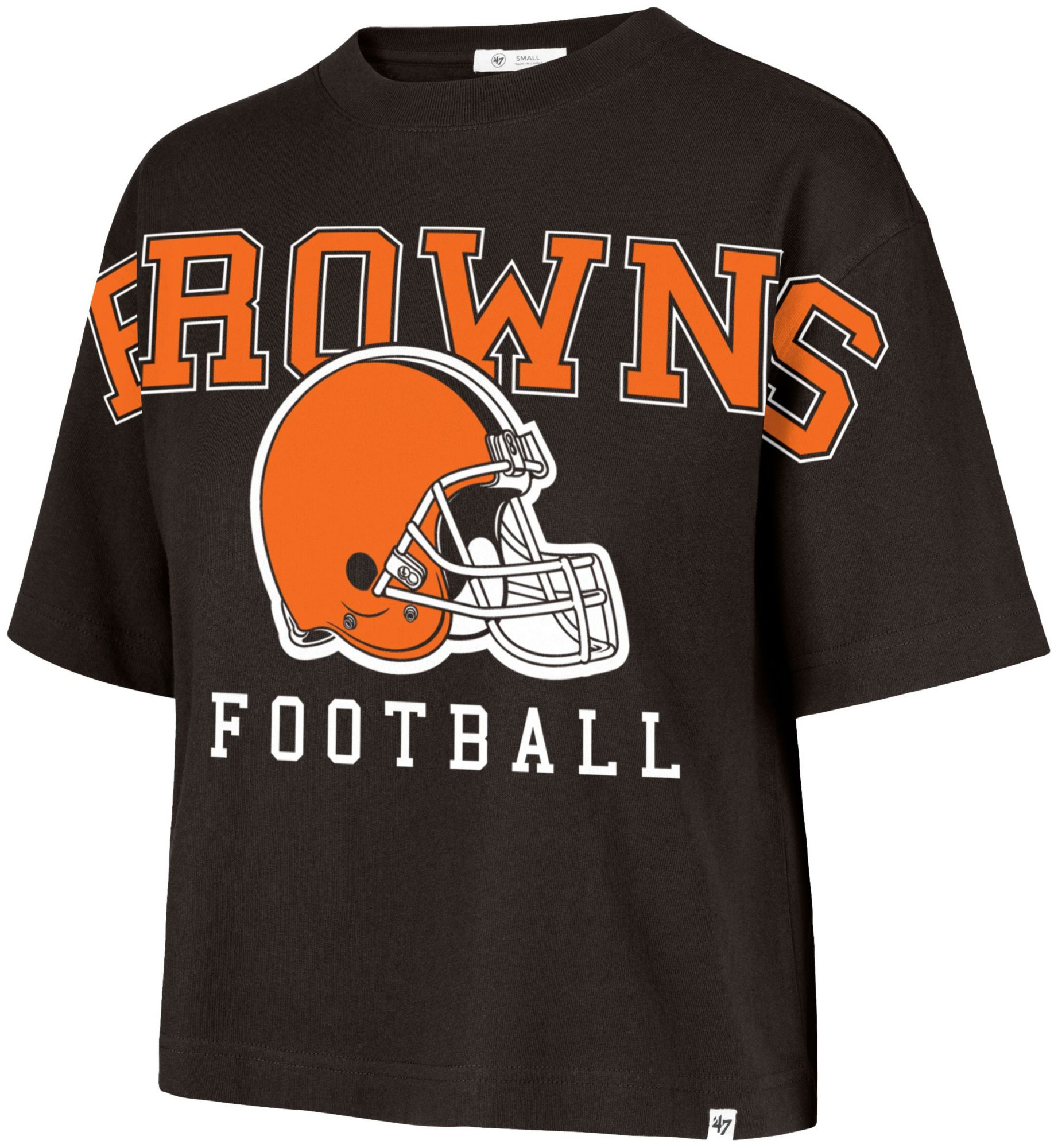 '47 Women's Cleveland Browns Brown Outreach T-Shirt product image