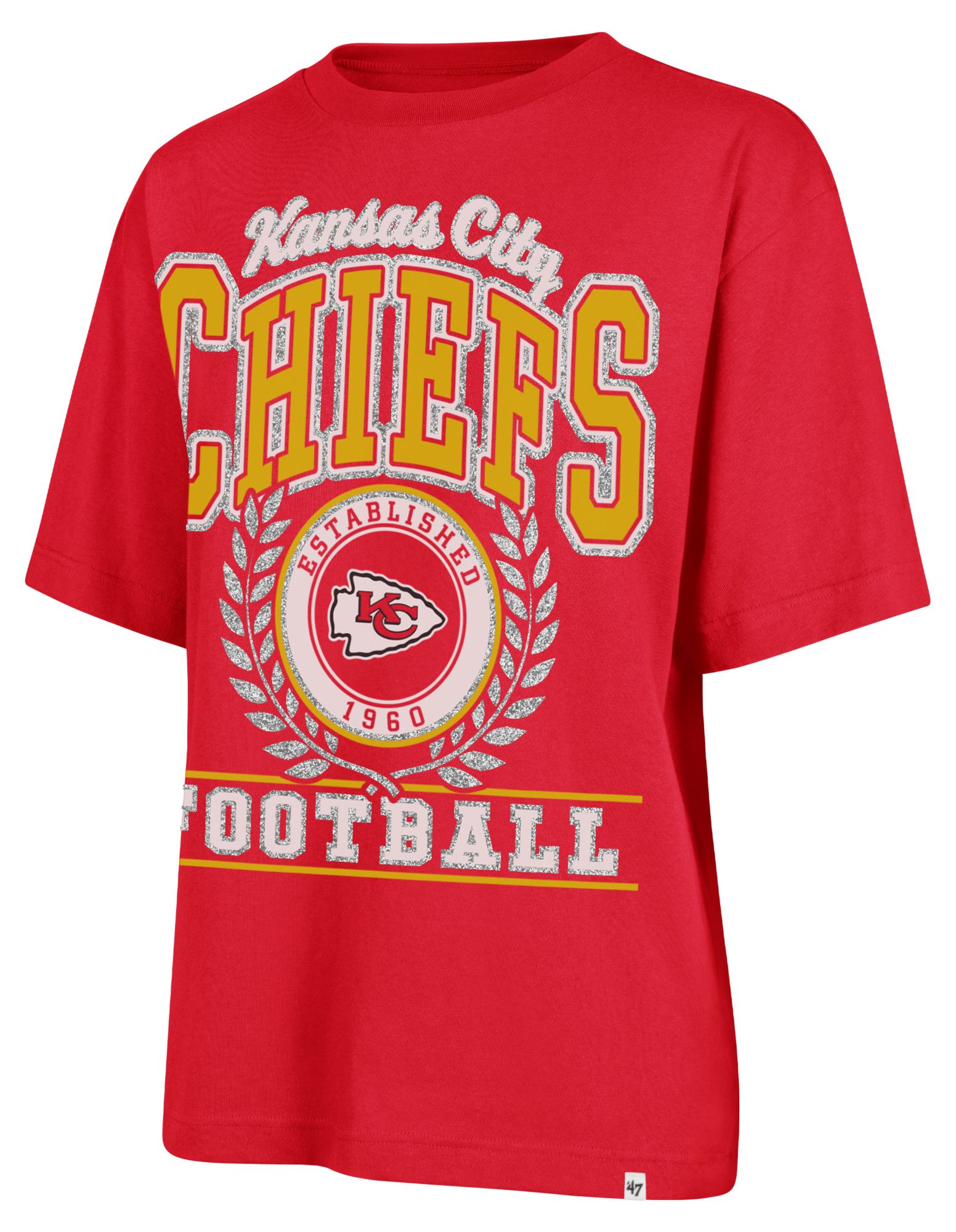 '47 Women's Kansas City Chiefs Red Ring True Short Sleeve T-Shirt product image
