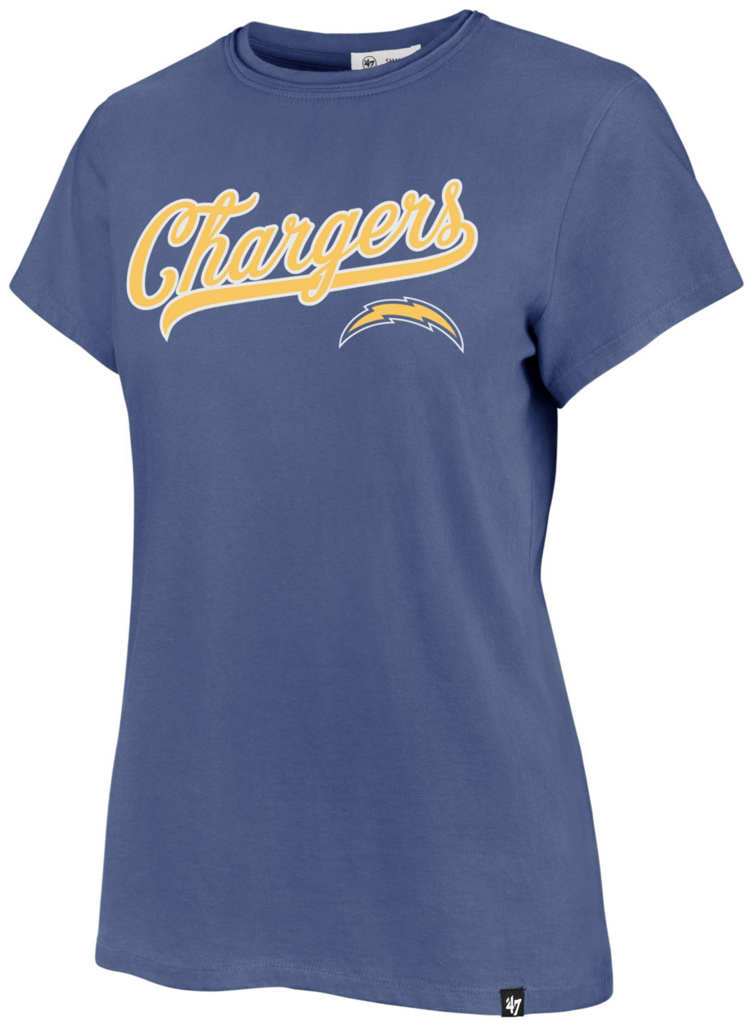 '47 Women's Los Angeles Chargers Blue Tailsweep Frankie T-Shirt product image