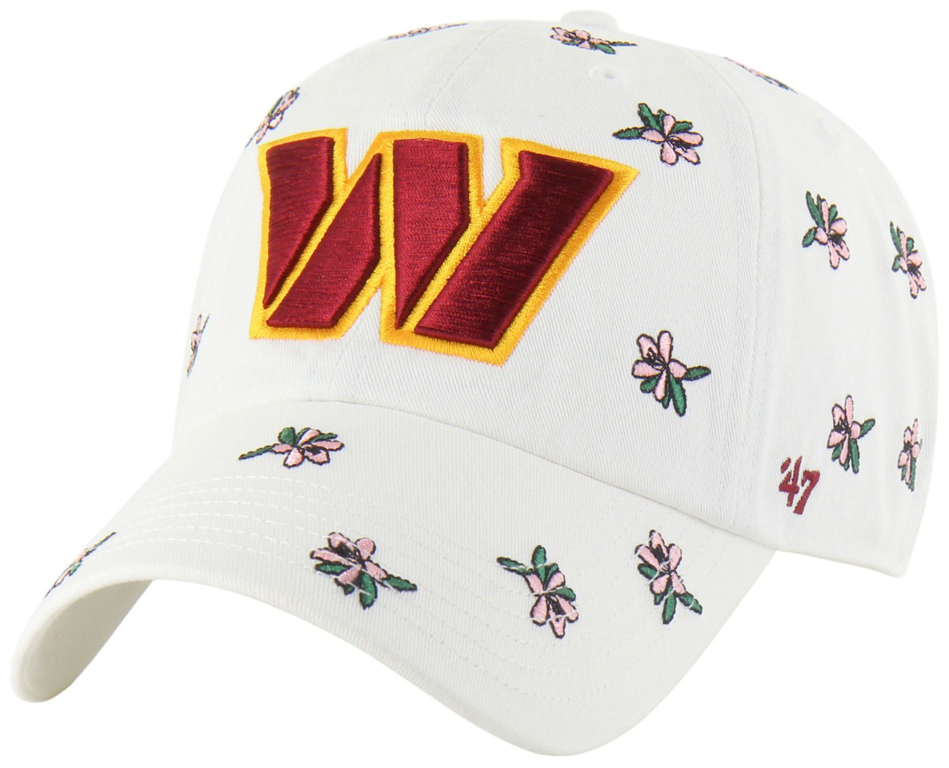 '47 Women's Washington Commanders White Confetti Clean Up Adjustable Hat product image