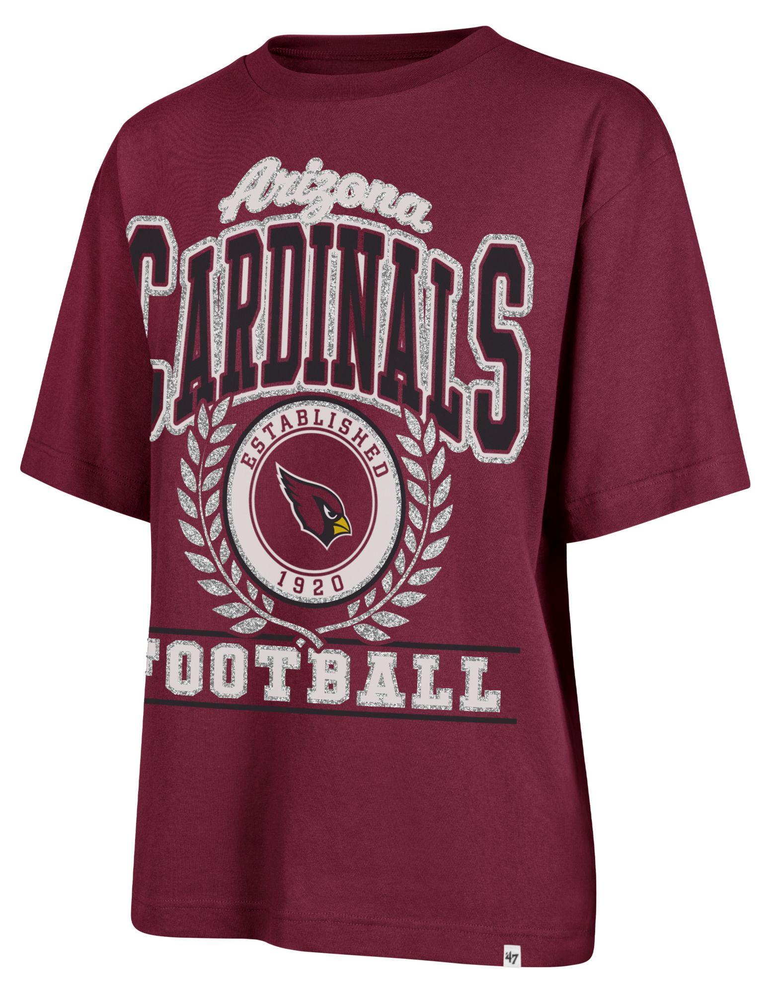'47 Women's Arizona Cardinals Red Ring True Short Sleeve T-Shirt product image