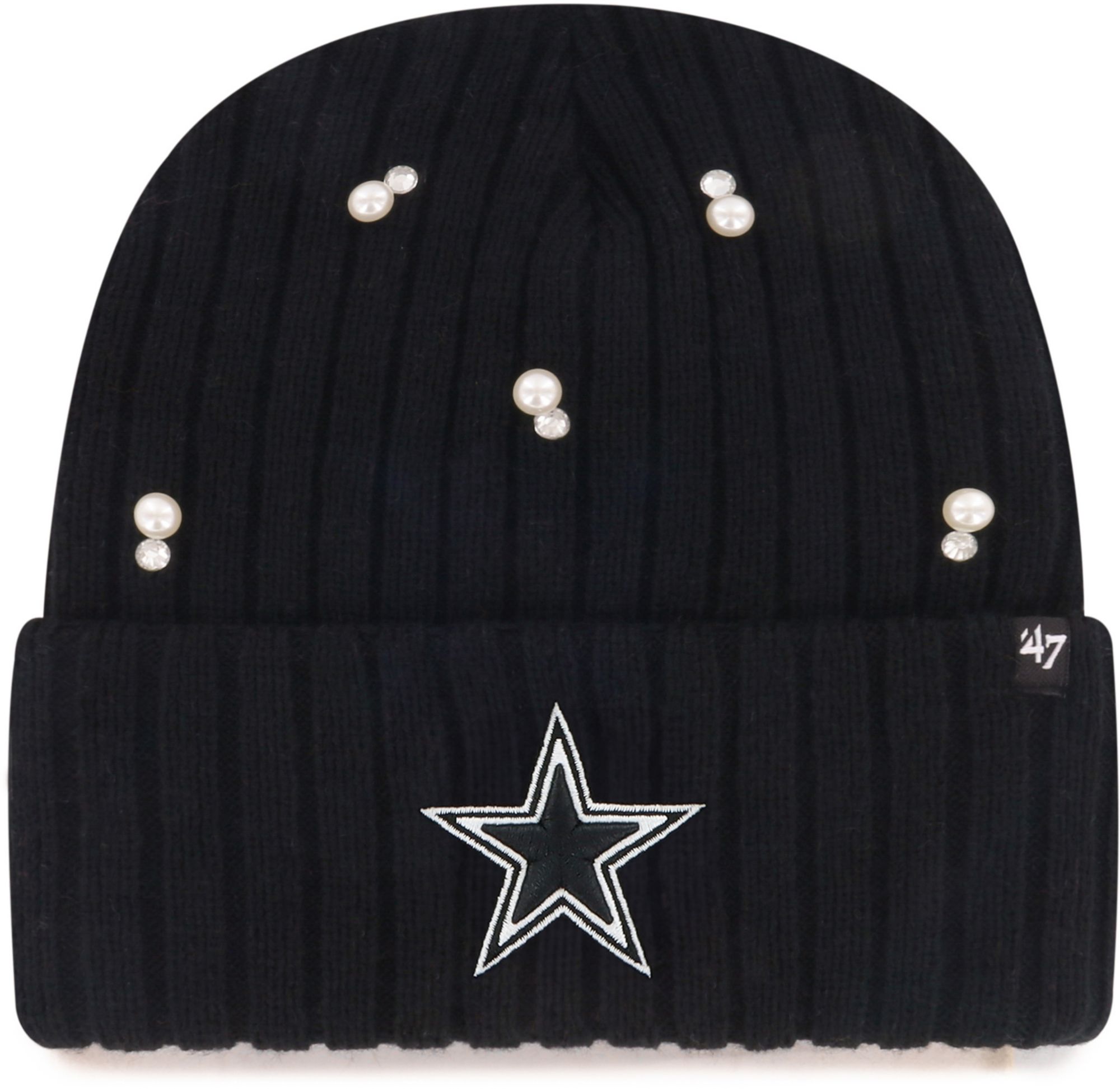 '47 Women's Dallas Cowboys Black Claudette Glam Knit Beanie product image