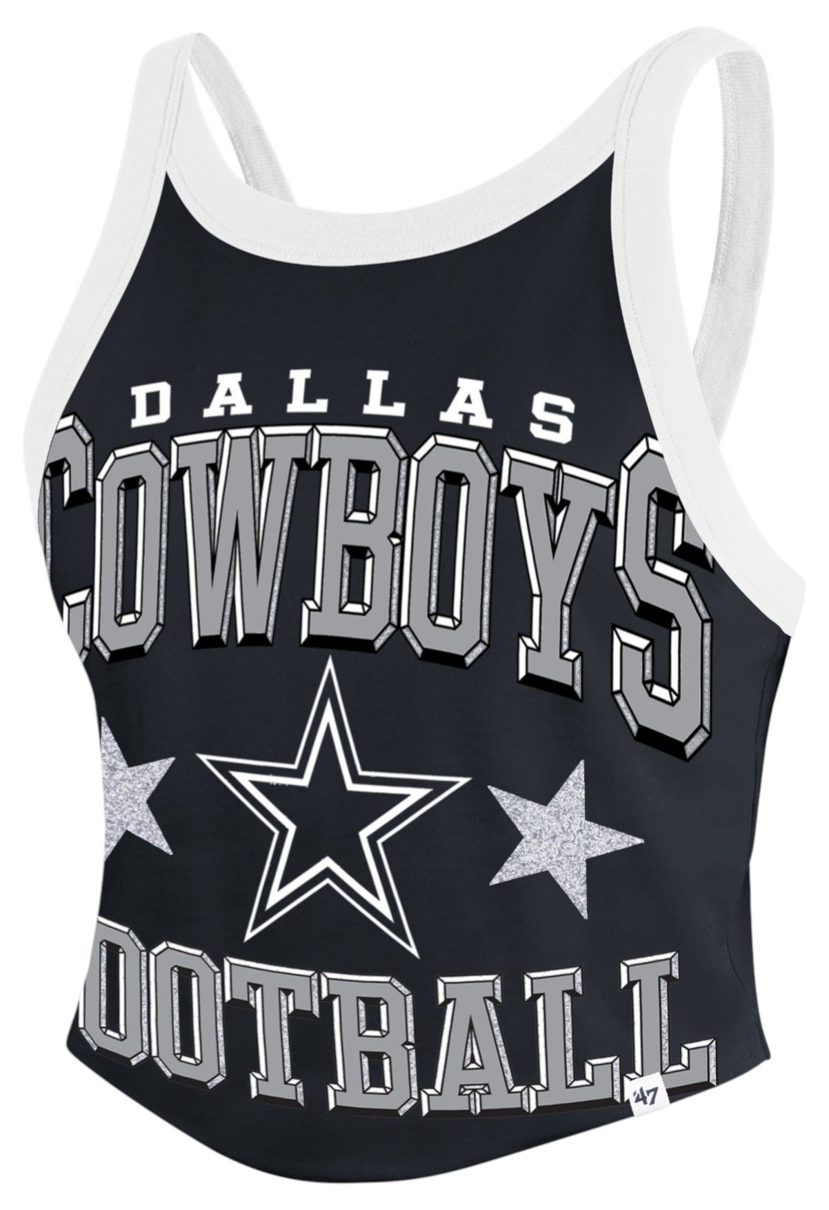 '47 Women's Dallas Cowboys Navy Energize Tank Top product image