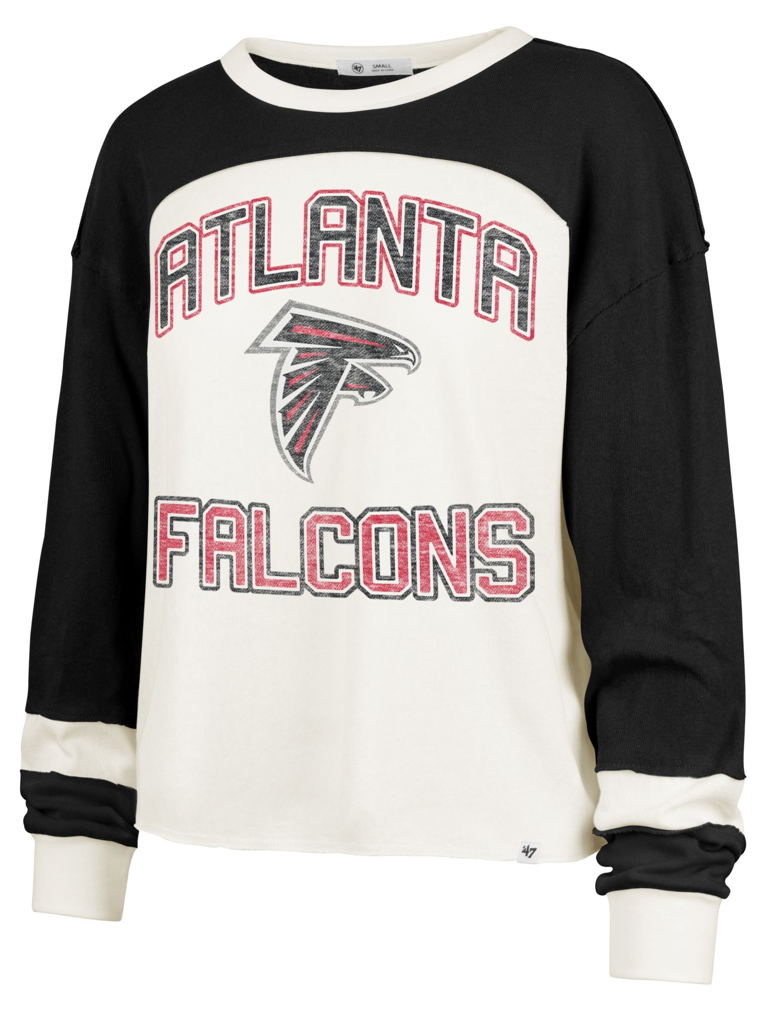 '47 Women's Atlanta Falcons Beige Curve Toni Long Sleeve T-Shirt product image