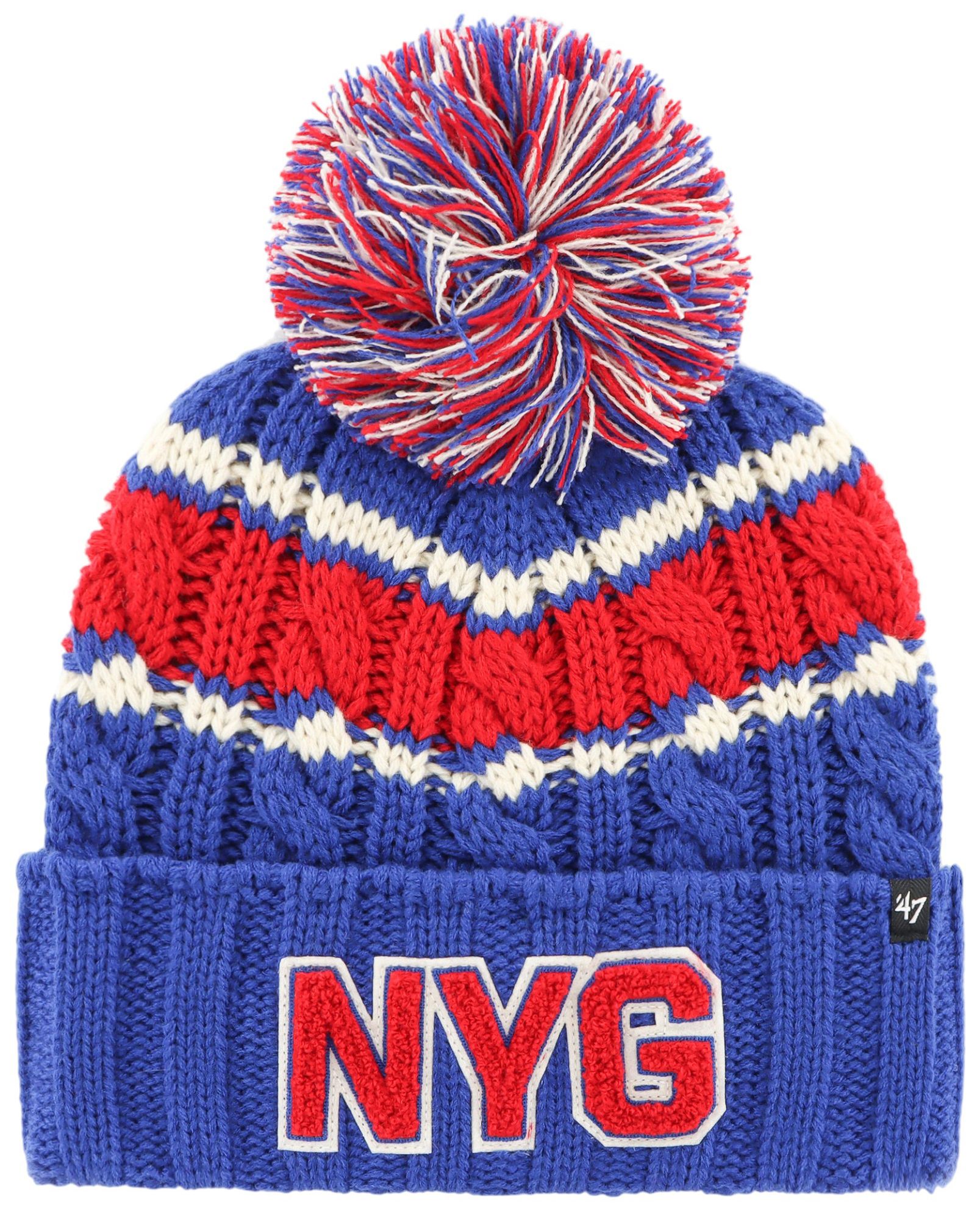 '47 Women's New York Giants Royal Emma Cuffed Knit Beanie product image