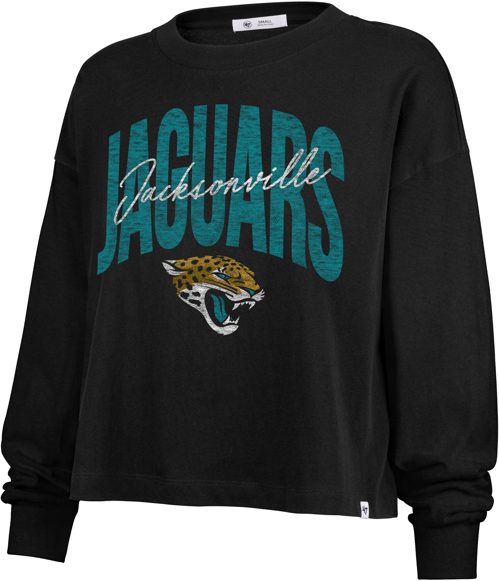 '47 Women's Jacksonville Jaguars Black Muse Sydney Long Sleeve T-Shirt product image