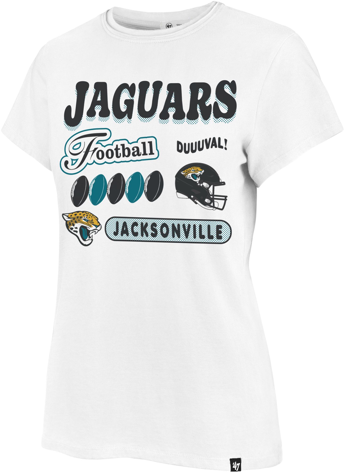 '47 Women's Jacksonville Jaguars White Hurrah Franklin T-Shirt product image