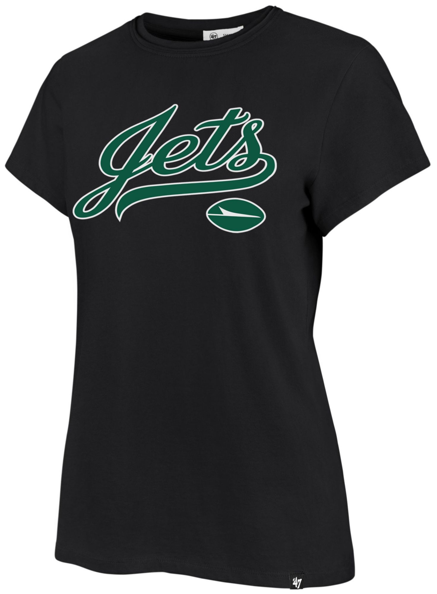 '47 Women's New York Jets Black Tailsweep Frankie T-Shirt product image