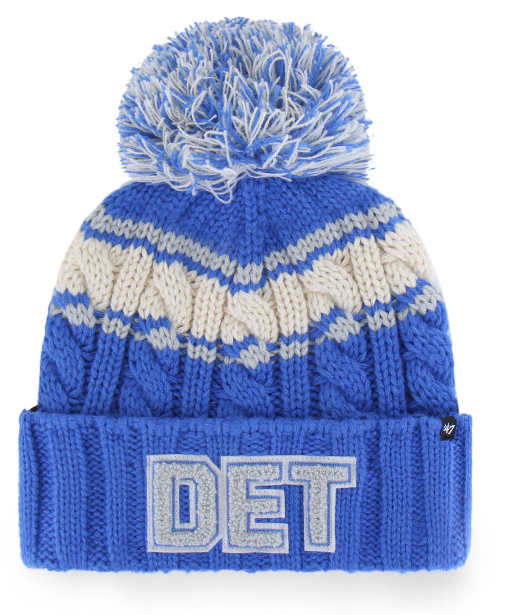 '47 Women's Detroit Lions Blue Emma Cuffed Knit Beanie product image