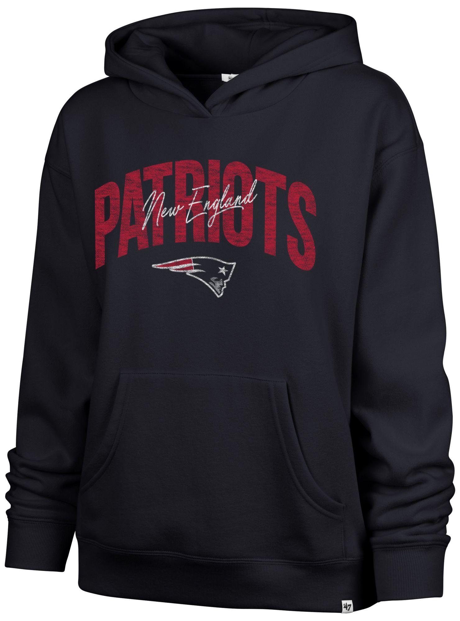 '47 Women's New England Patriots Navy Naomi Hoodie product image