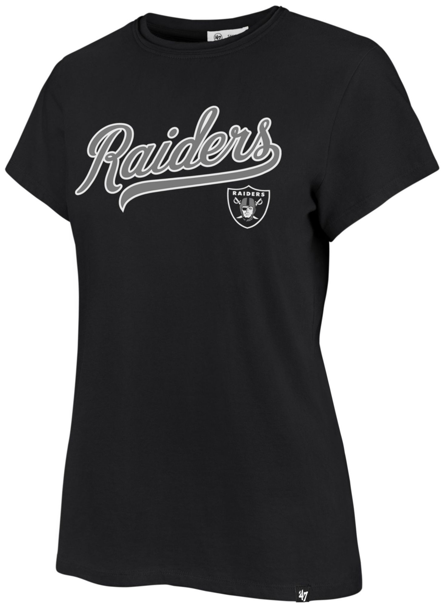 '47 Women's Las Vegas Raiders Black Tailsweep Frankie T-Shirt product image