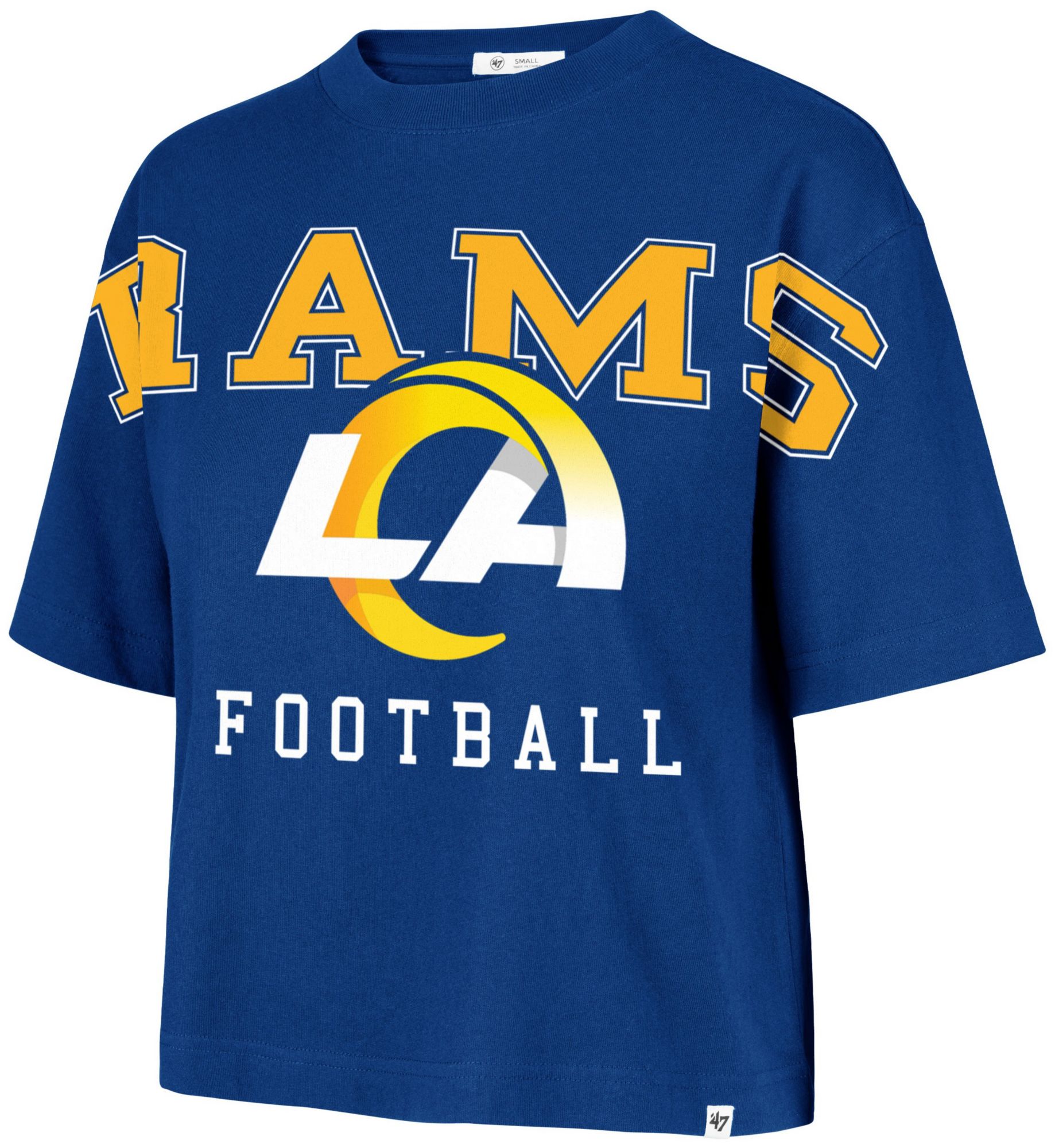 '47 Women's Los Angeles Rams Royal Outreach T-Shirt product image