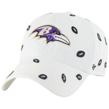 sorry, '47 Women's Baltimore Ravens White Confetti Clean Up Adjustable Hat is currently out of stock