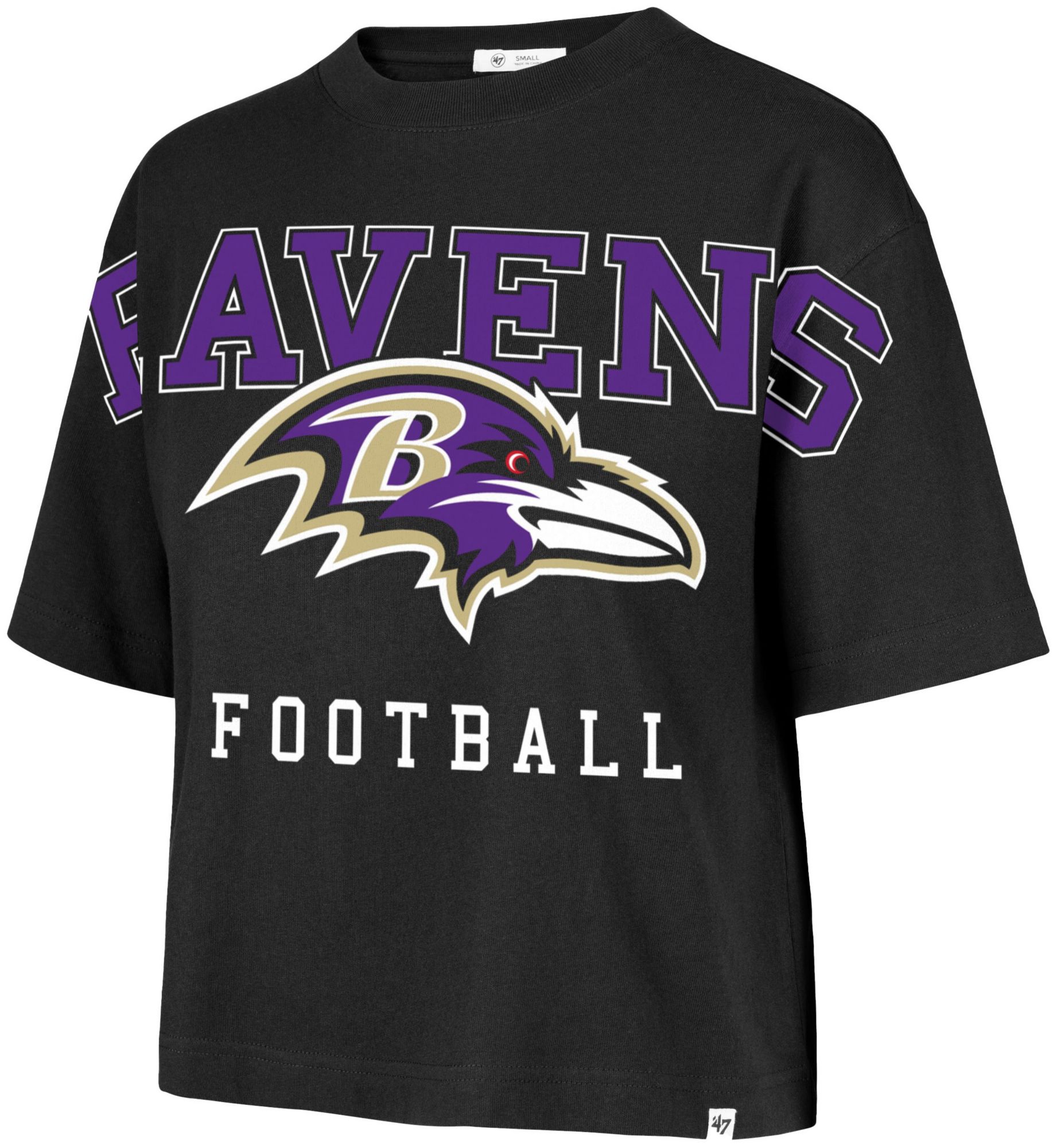 '47 Women's Baltimore Ravens Black Outreach T-Shirt product image
