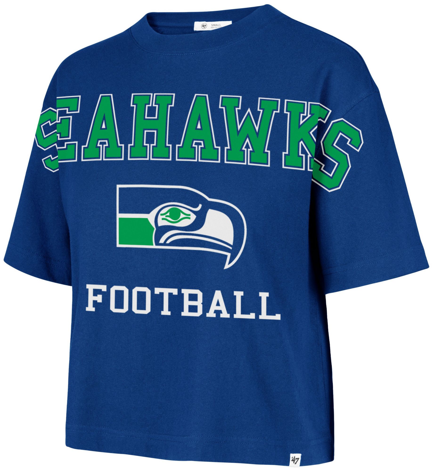 '47 Women's Seattle Seahawks Royal Outreach T-Shirt product image