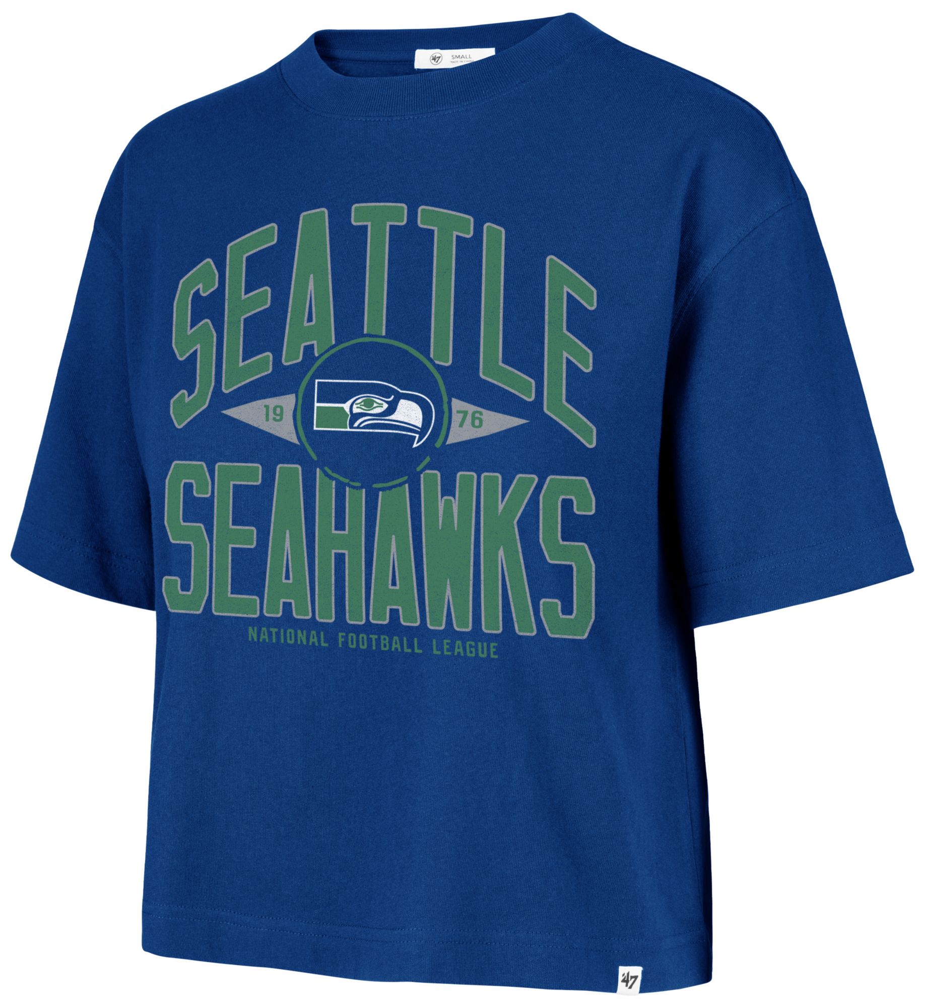 '47 Women's Seattle Seahawks Royal Wind City T-Shirt product image