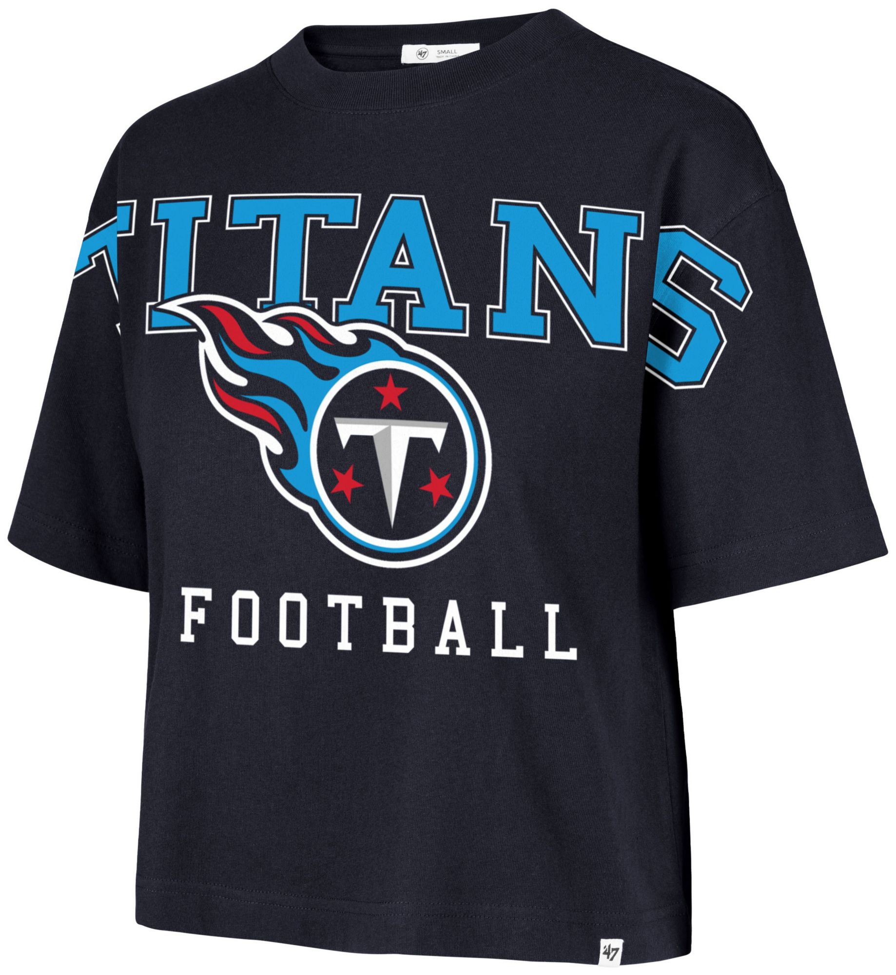 '47 Women's Tennessee Titans Navy Outreach T-Shirt product image