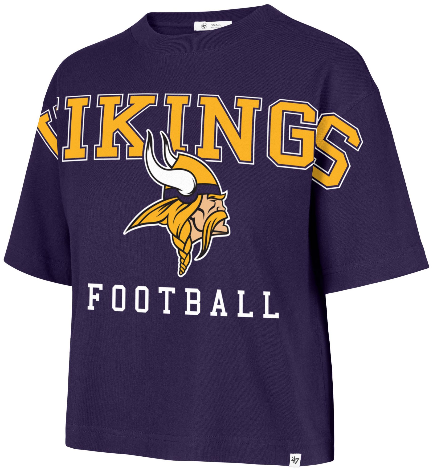 '47 Women's Minnesota Vikings Purple Outreach T-Shirt product image