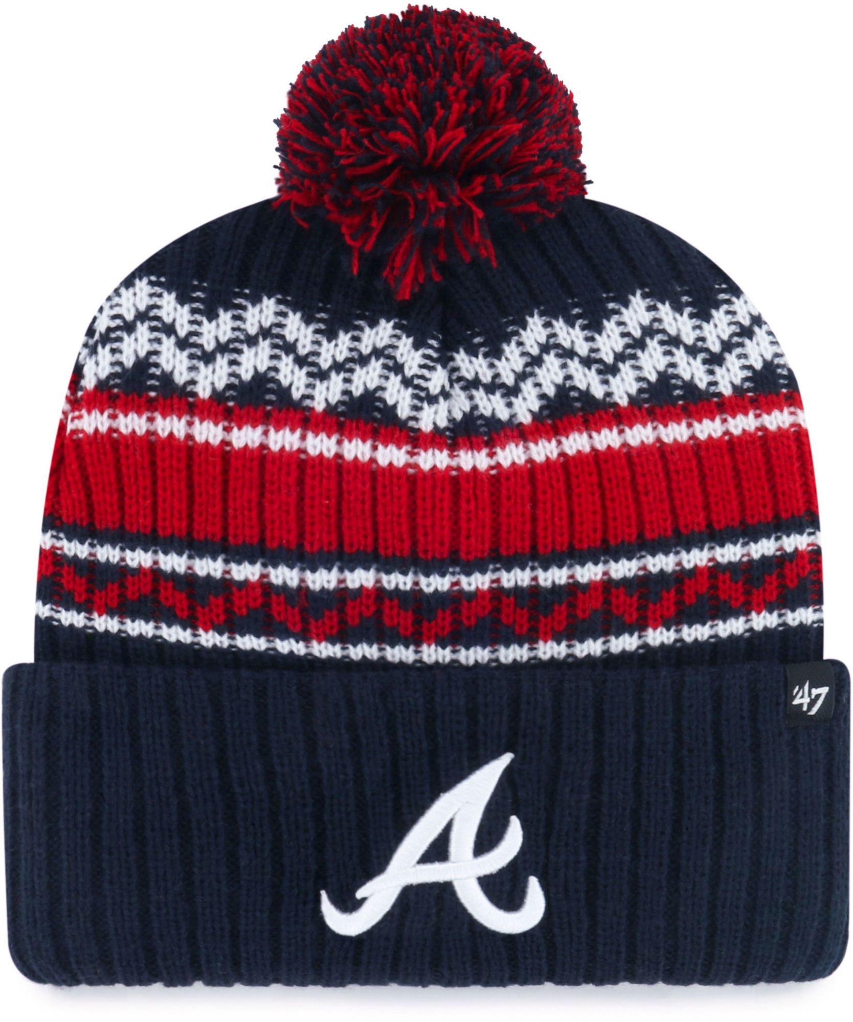 '47 Youth Atlanta Braves Navy Polar Vortex Knit Beanie product image