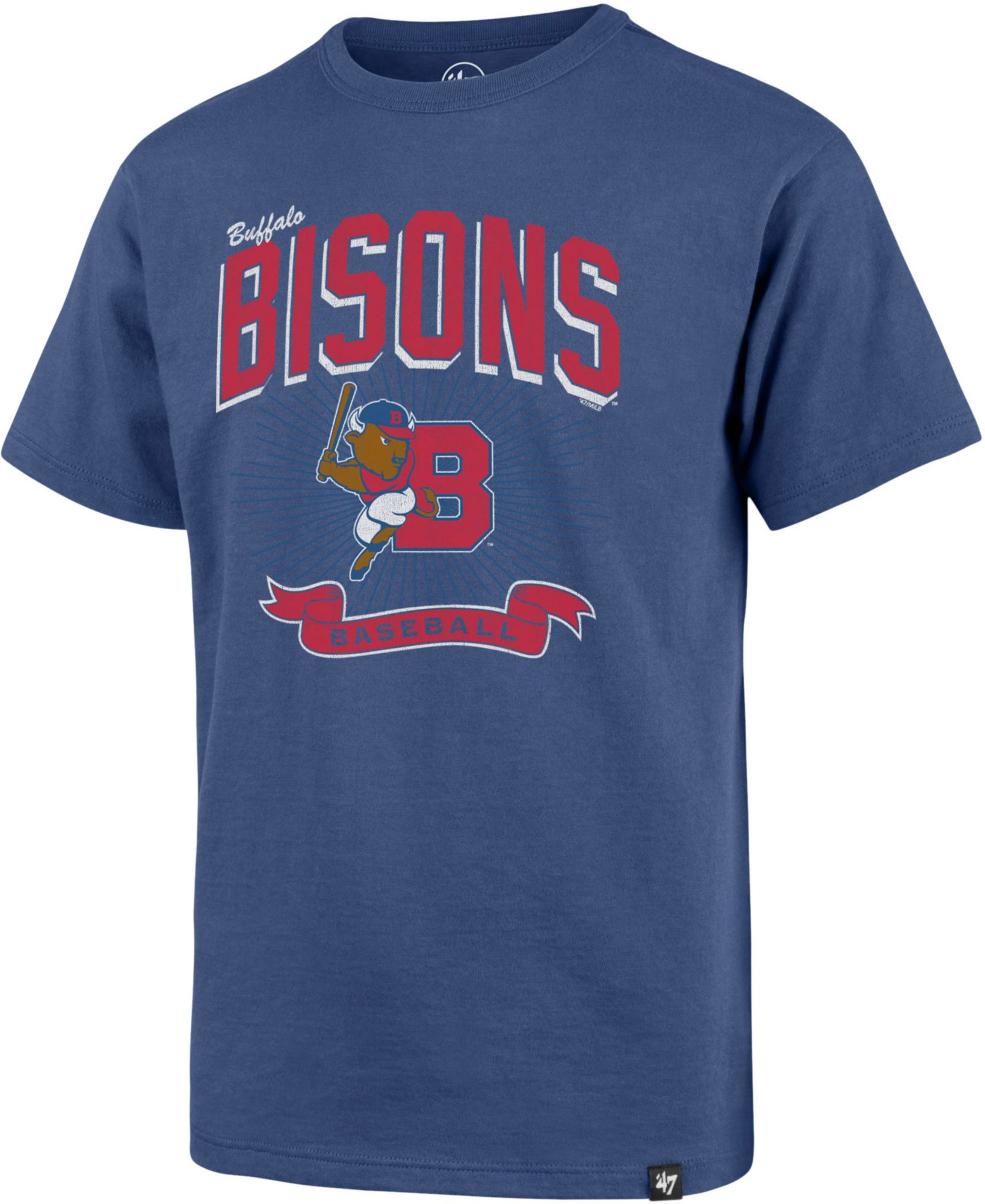 '47 Youth Buffalo Bisons Blue Franklin Prime Play T-Shirt product image