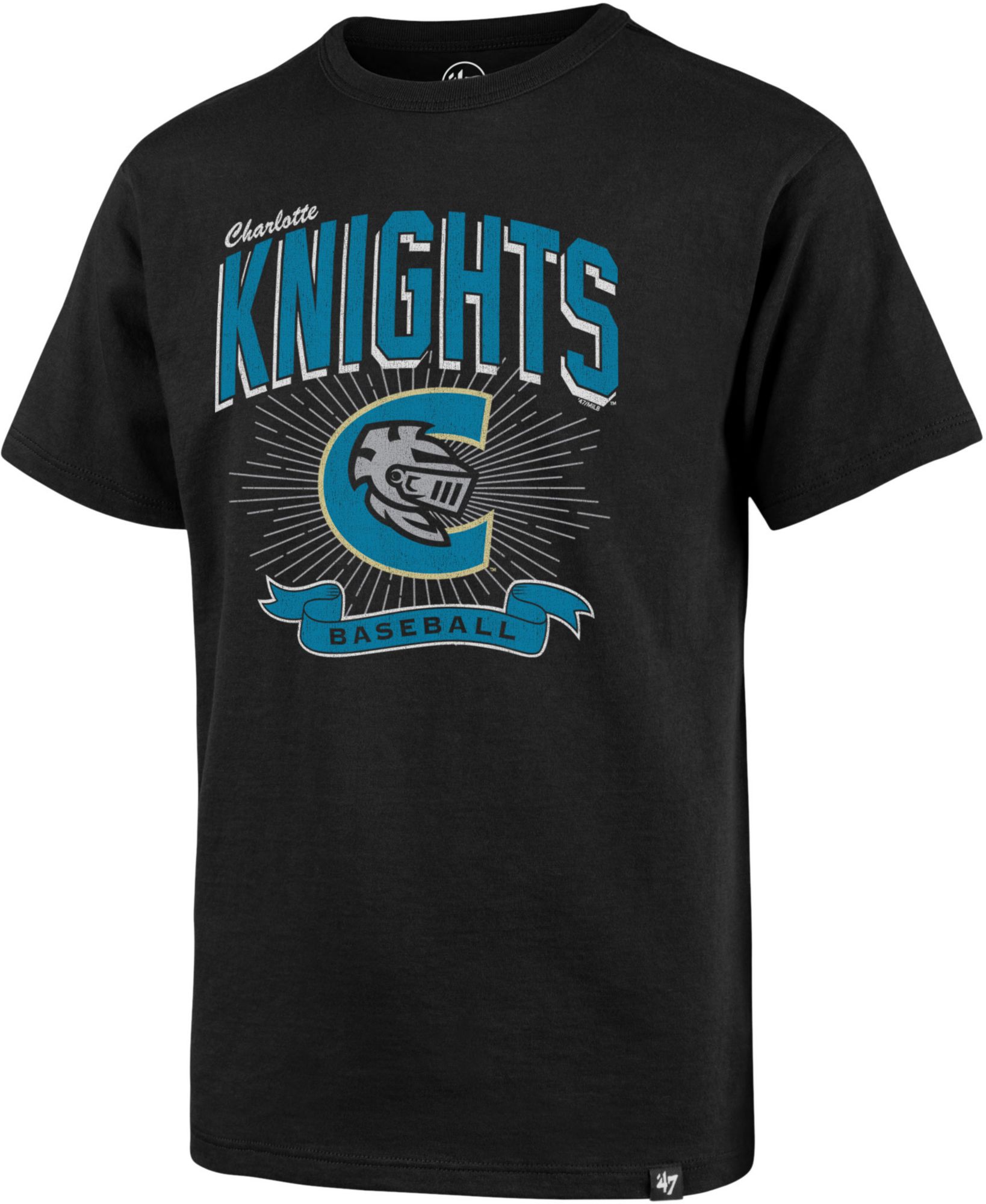 '47 Youth Charlotte Knights Black Franklin Prime Play T-Shirt product image