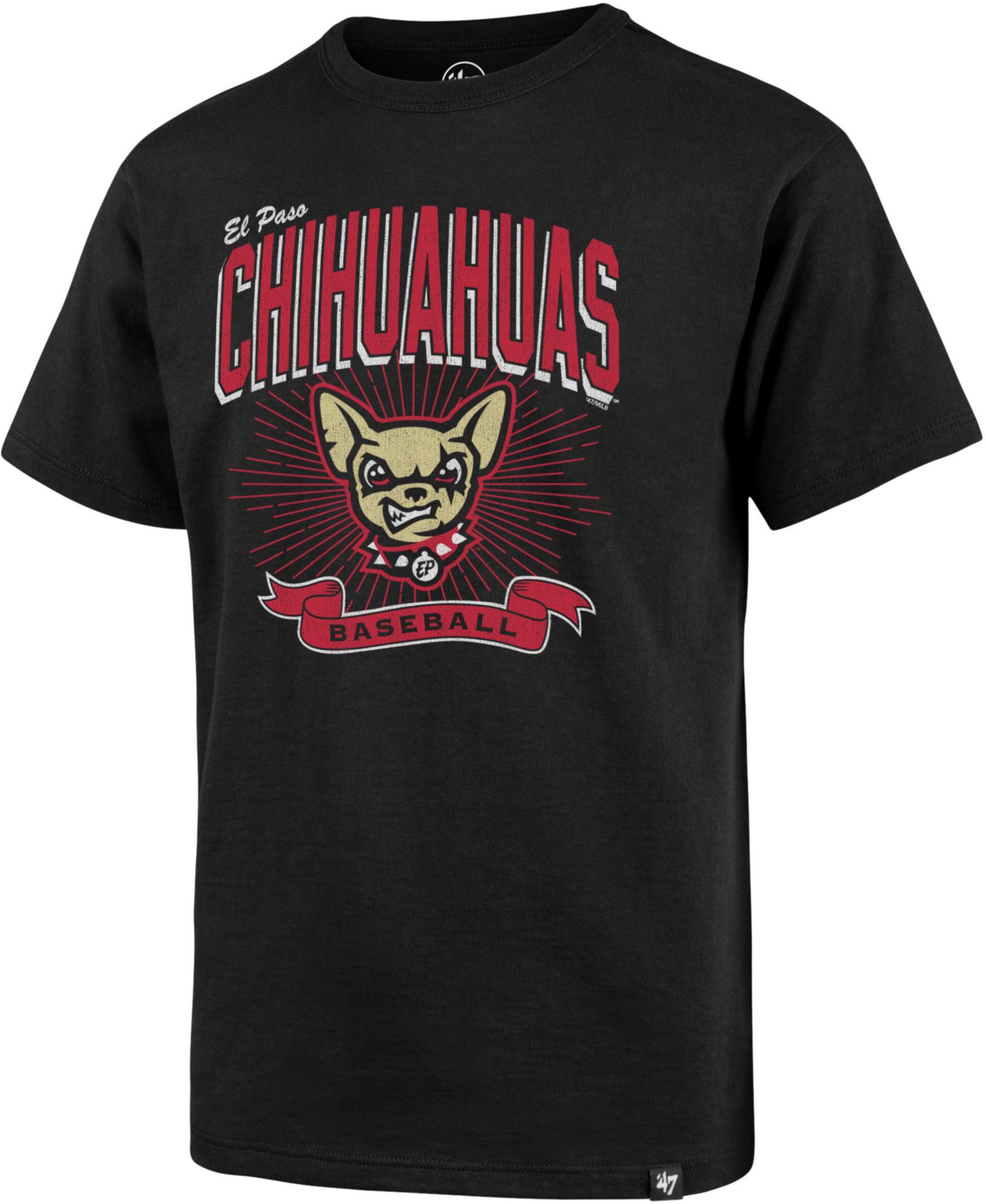 '47 Youth El Paso Chihuahuas Black Franklin Prime Play T-Shirt product image