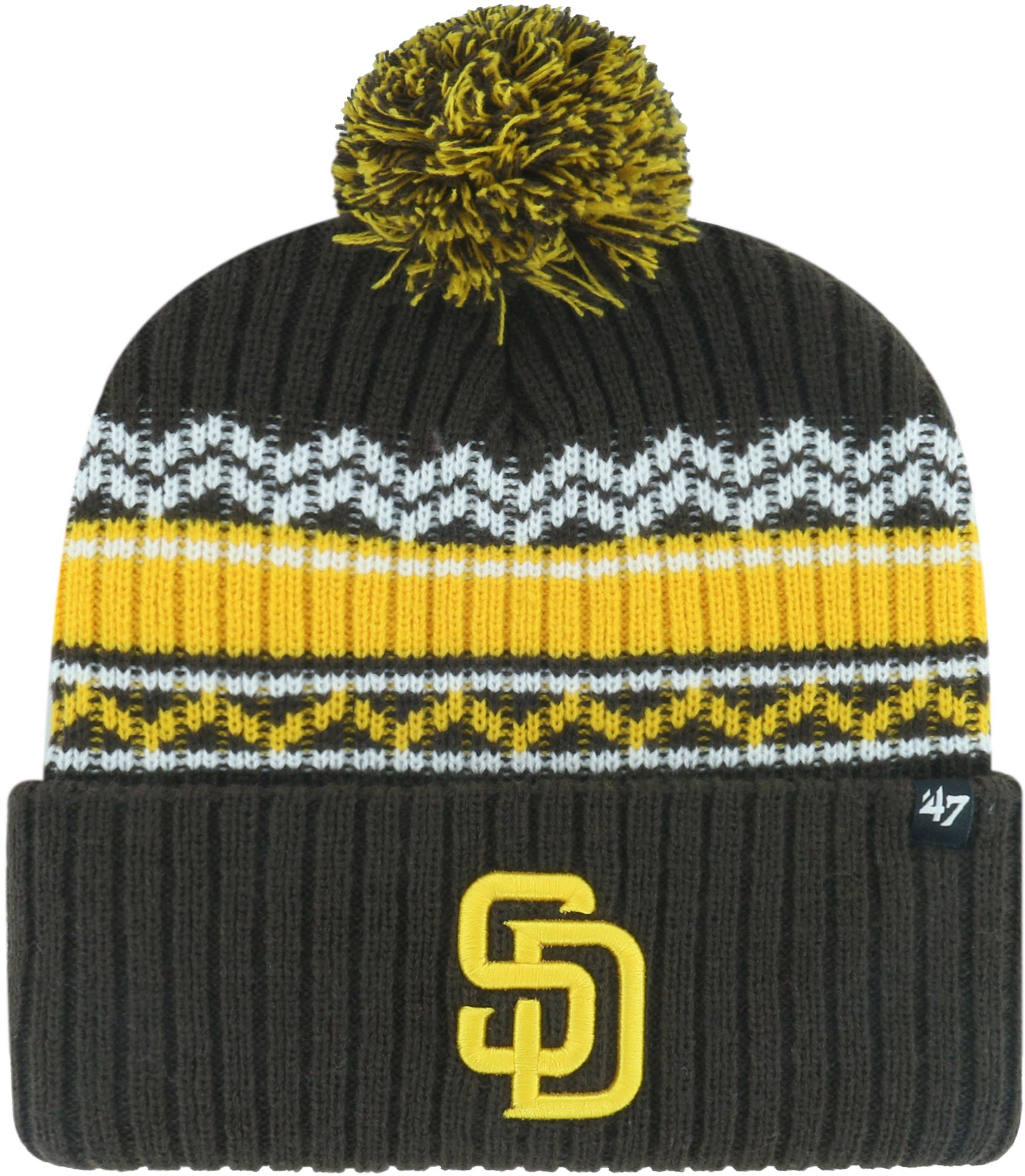 '47 Youth San Diego Padres Brown Polar Vortex Knit Beanie product image