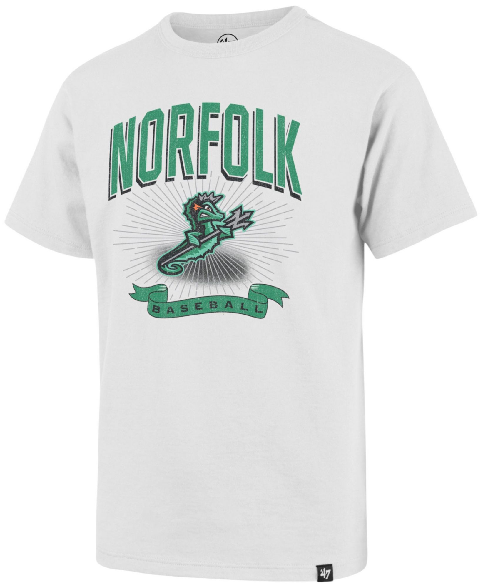 '47 Youth Norfolk Tides White Prime Play Franklin T-Shirt product image