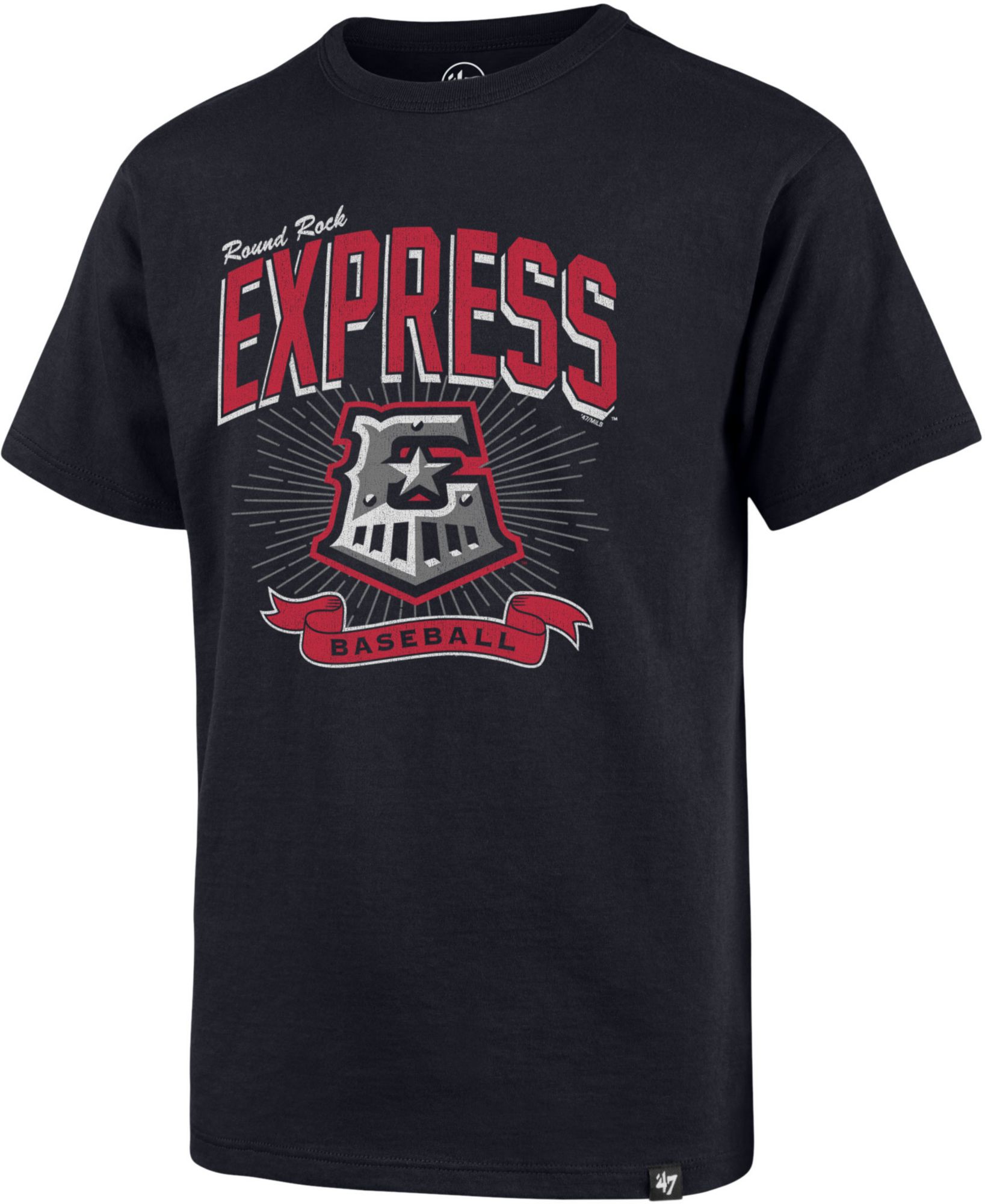'47 Youth Round Rock Express Navy Franklin Prime Play T-Shirt product image