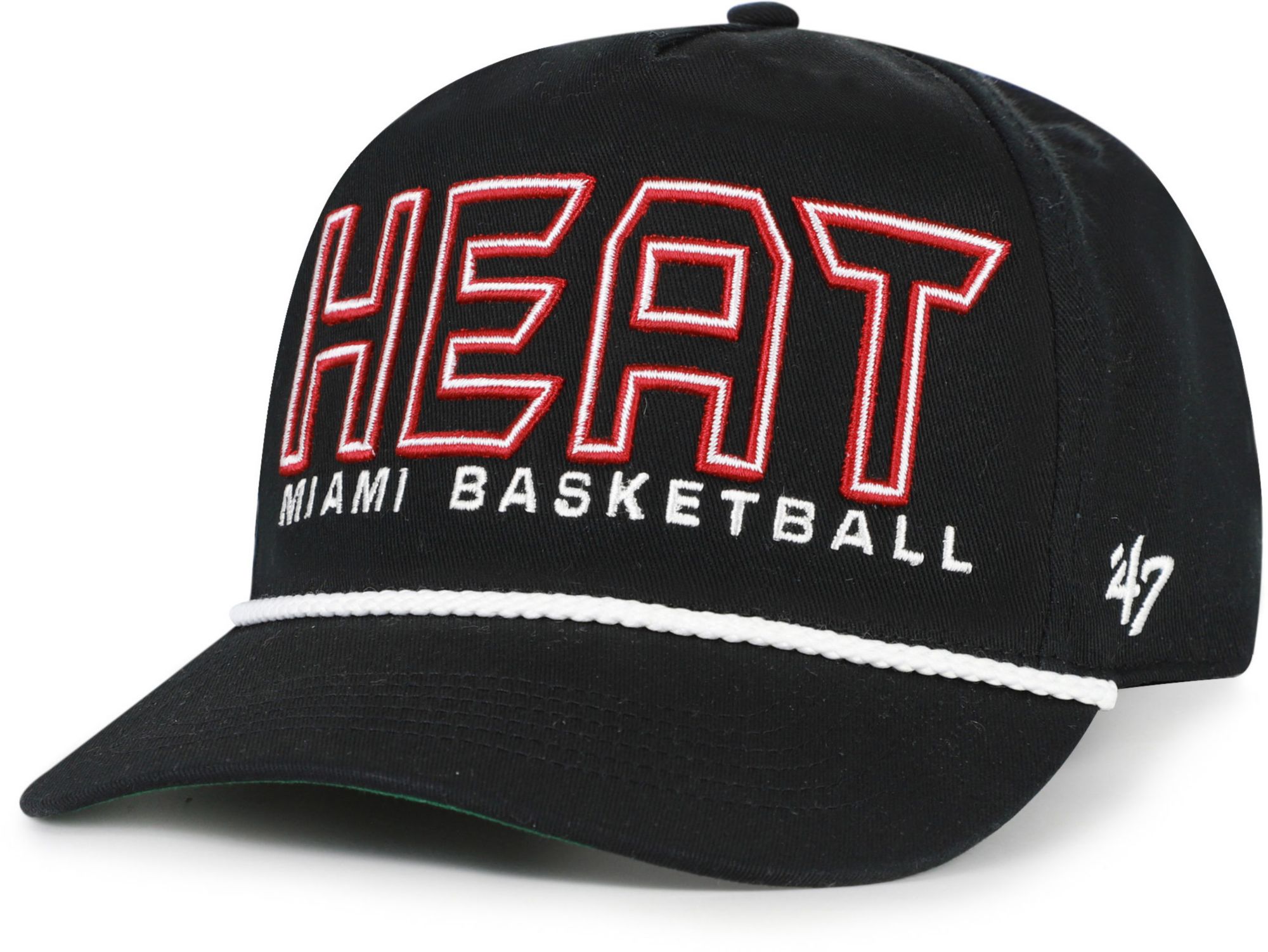 '47 Youth Miami Heat Black Byline Hitch Adjustable Hat product image