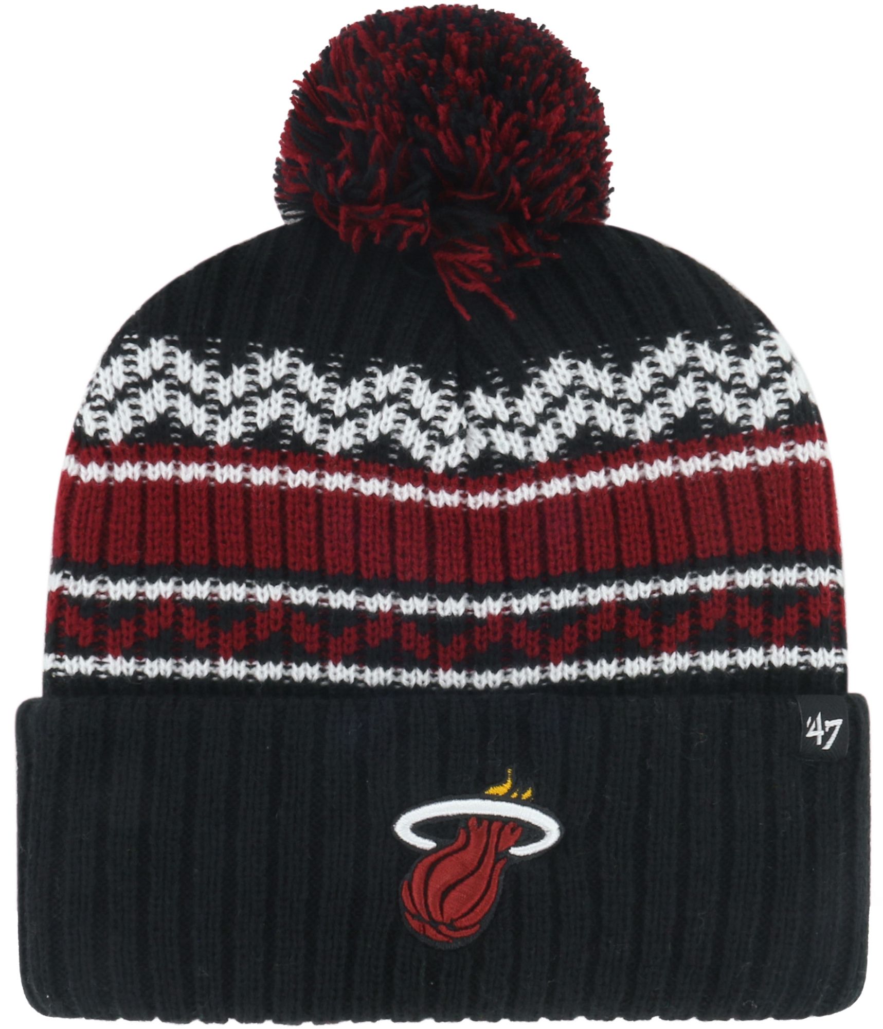 '47 Youth Miami Heat Black Polar Vortex Knit Beanie product image