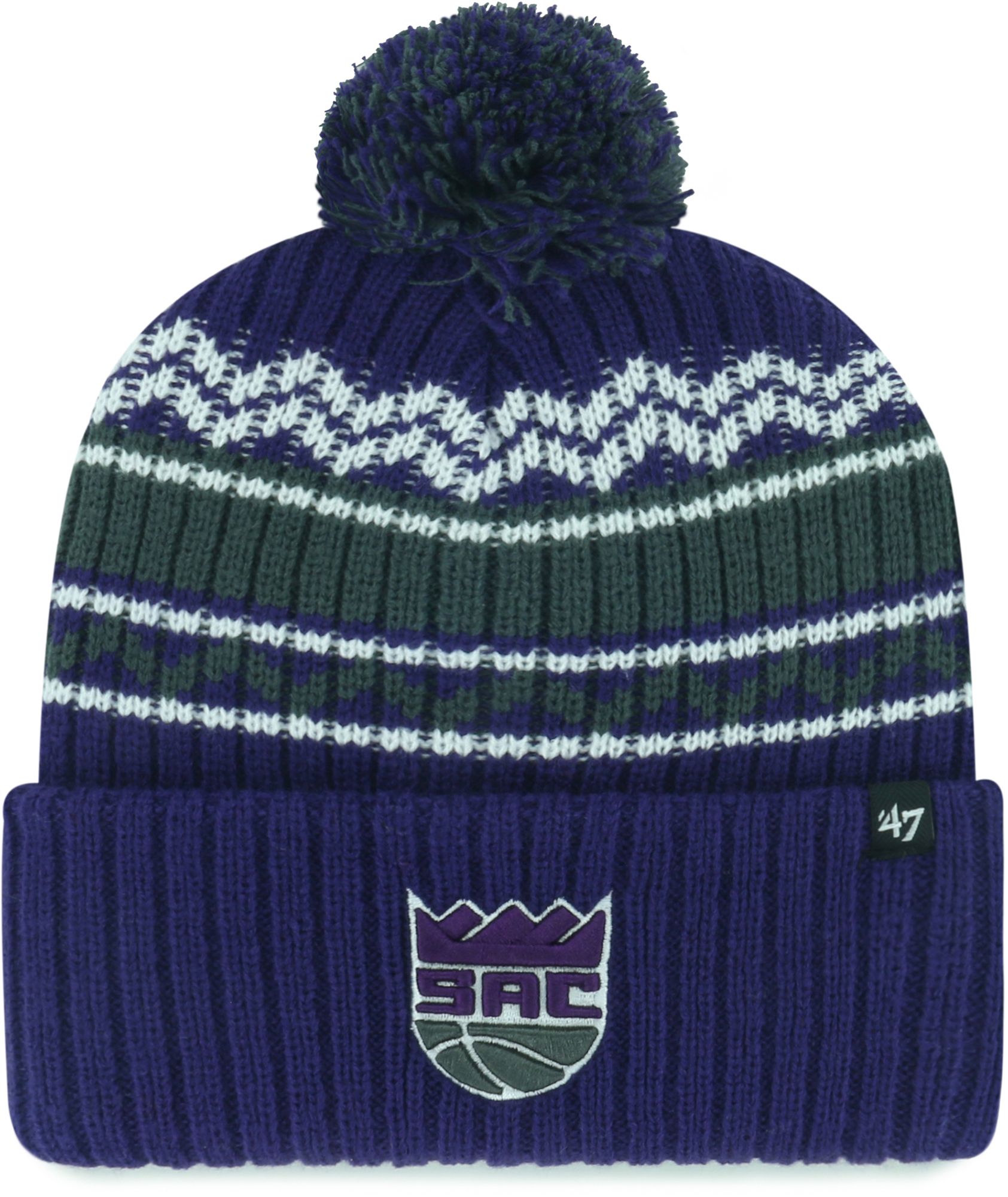 '47 Youth Sacramento Kings Purple Polar Vortex Knit Beanie product image