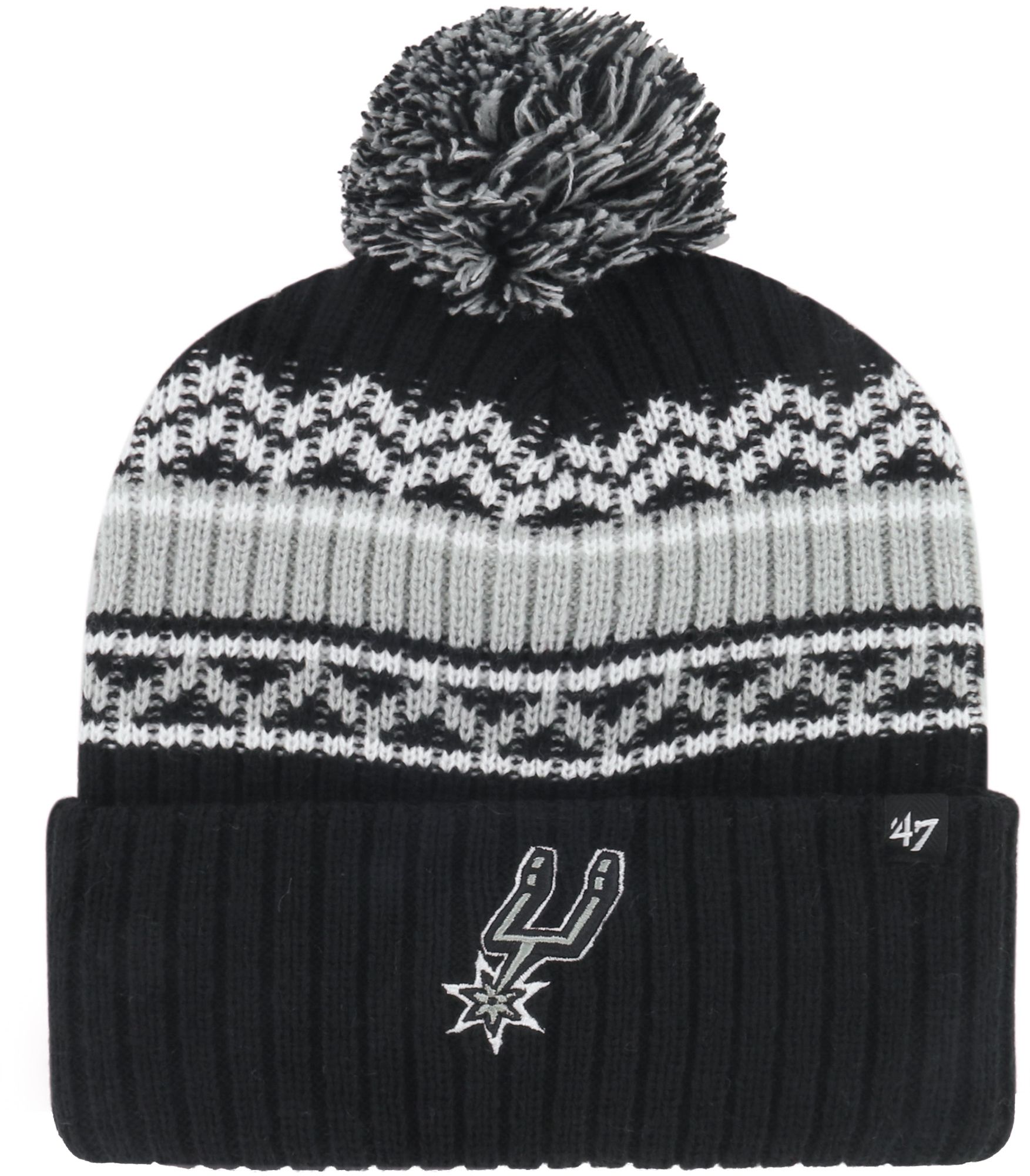 '47 Youth San Antonio Spurs Black Polar Vortex Knit Beanie product image