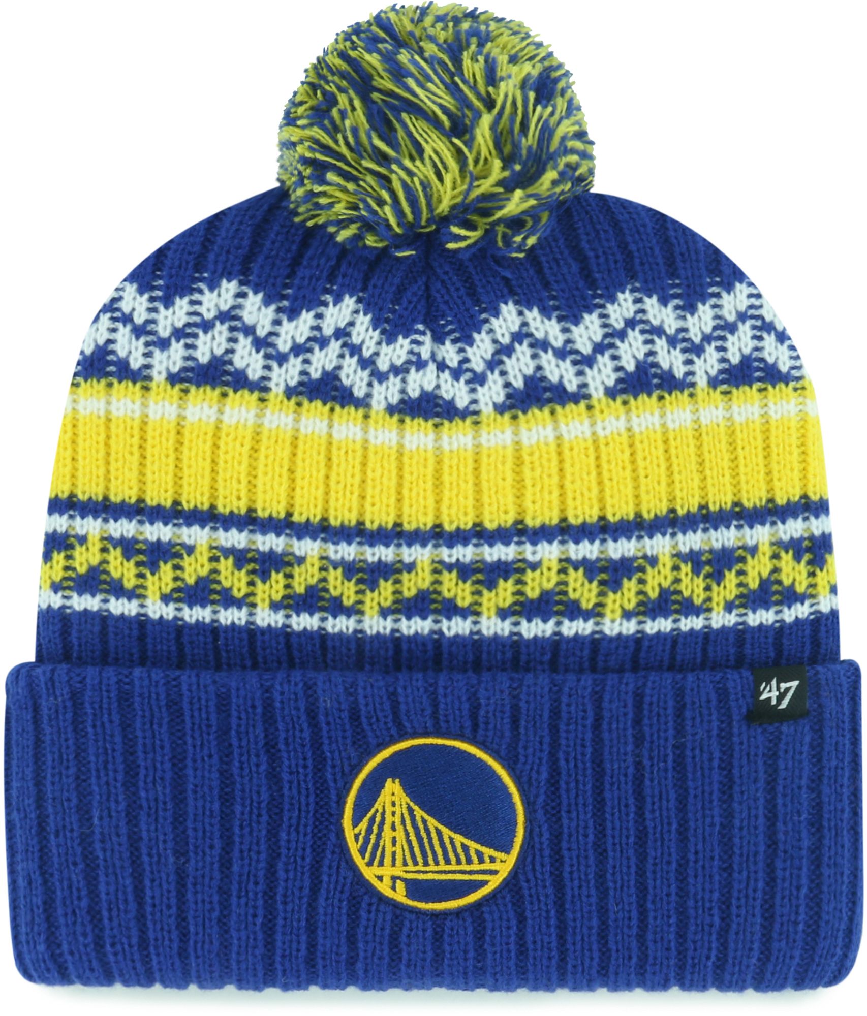 '47 Youth Golden State Warriors Blue Polar Vortex Knit Beanie product image