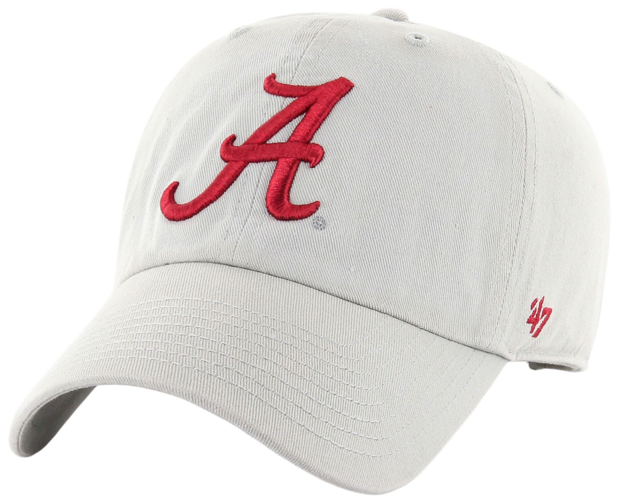 '47 Youth Alabama Crimson Tide Gray Clean Up Adjustable Hat product image