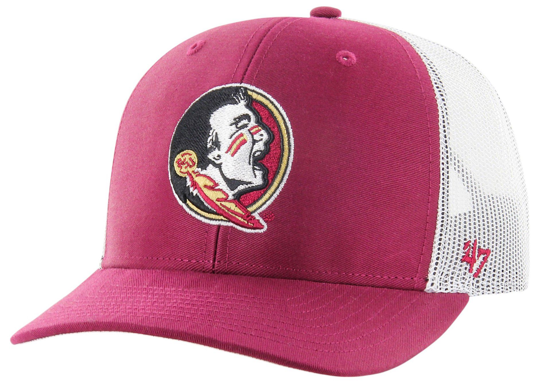 47 Youth Florida State Seminoles Cardinal Logo Adjustable Trucker Hat product image