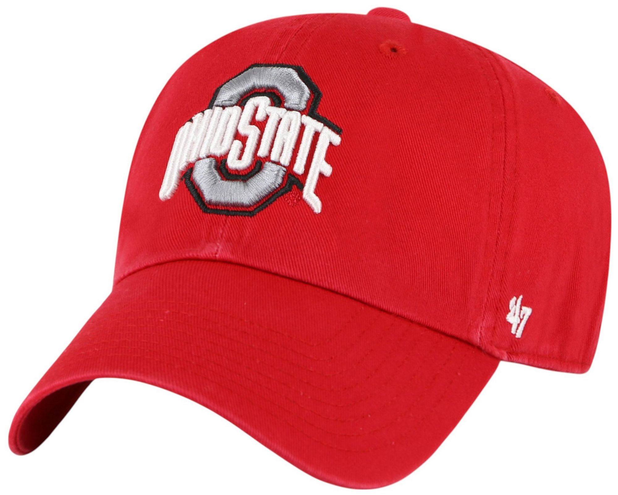 '47 Youth Ohio State Buckeyes Red Clean Up Adjustable Hat product image
